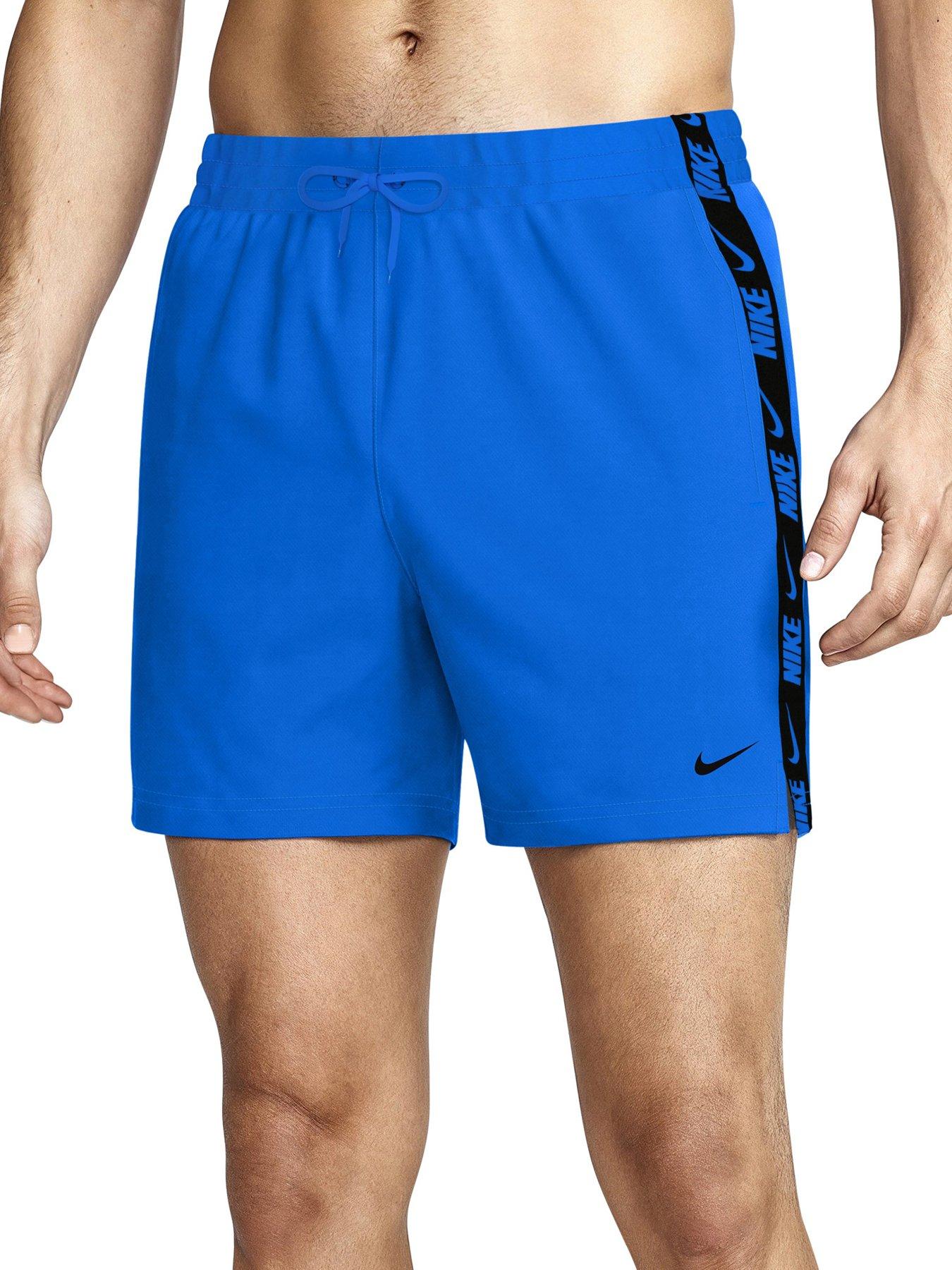 Nike Mens Swim 5 Inch Tape Volley Short - Blue