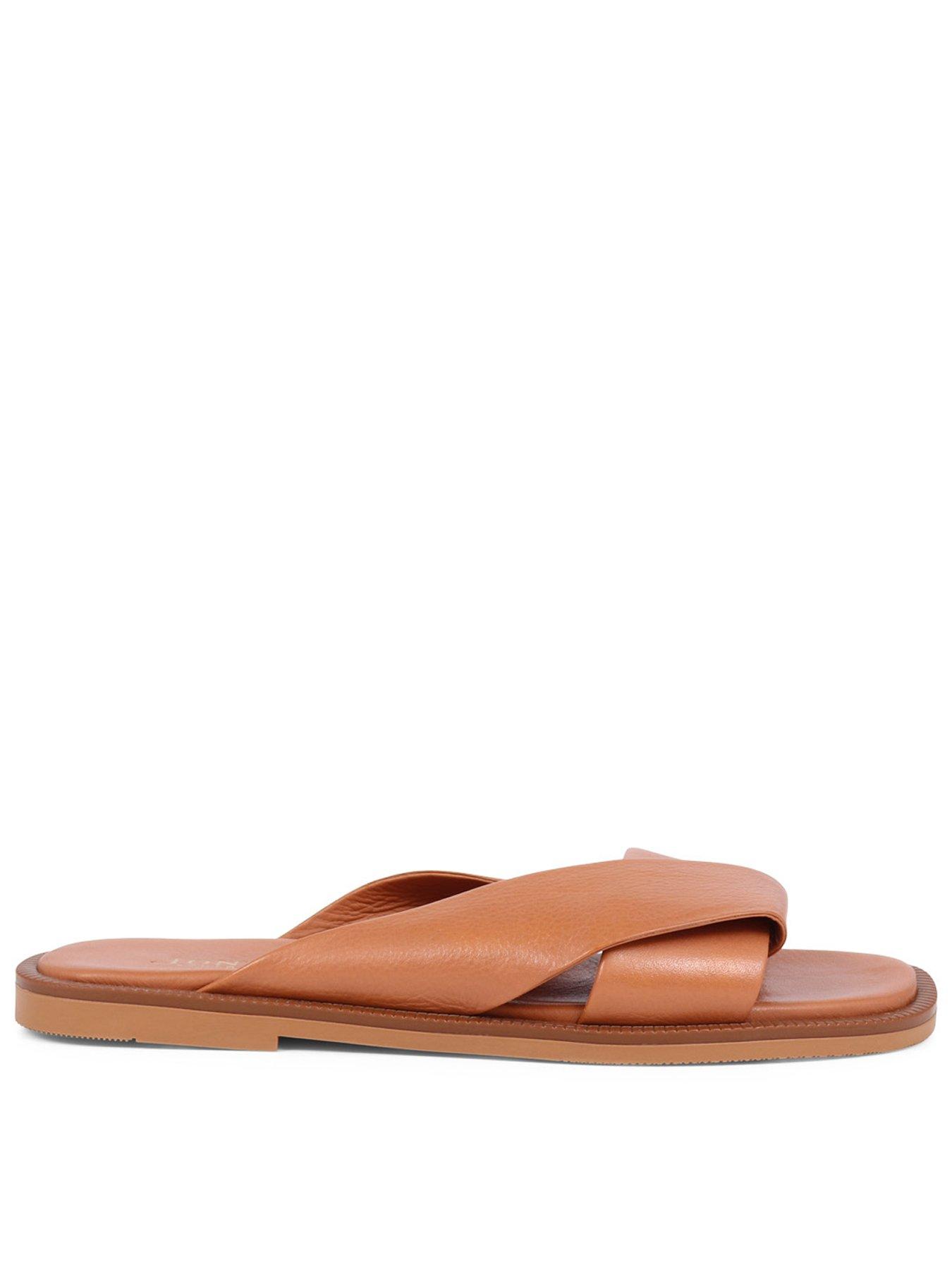 Jones Bootmaker Hazelle Flat Sandal - Tan