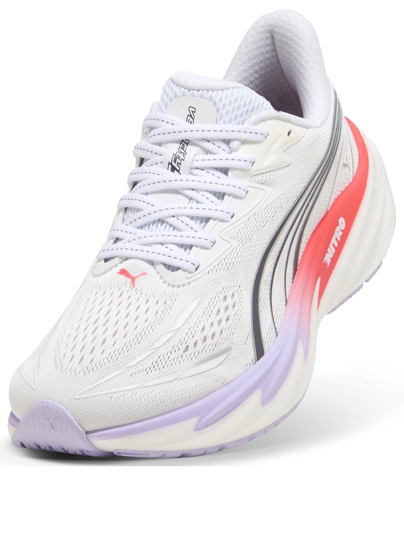 Image 2 of 6 of Puma Womens Velocity Nitro 5 Running Shoe - White