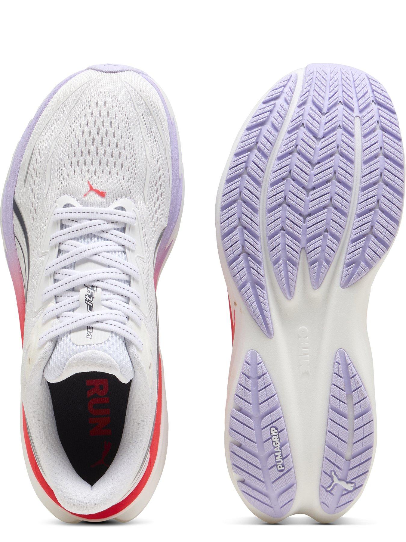 Image 4 of 6 of Puma Womens Velocity Nitro 5 Running Shoe - White