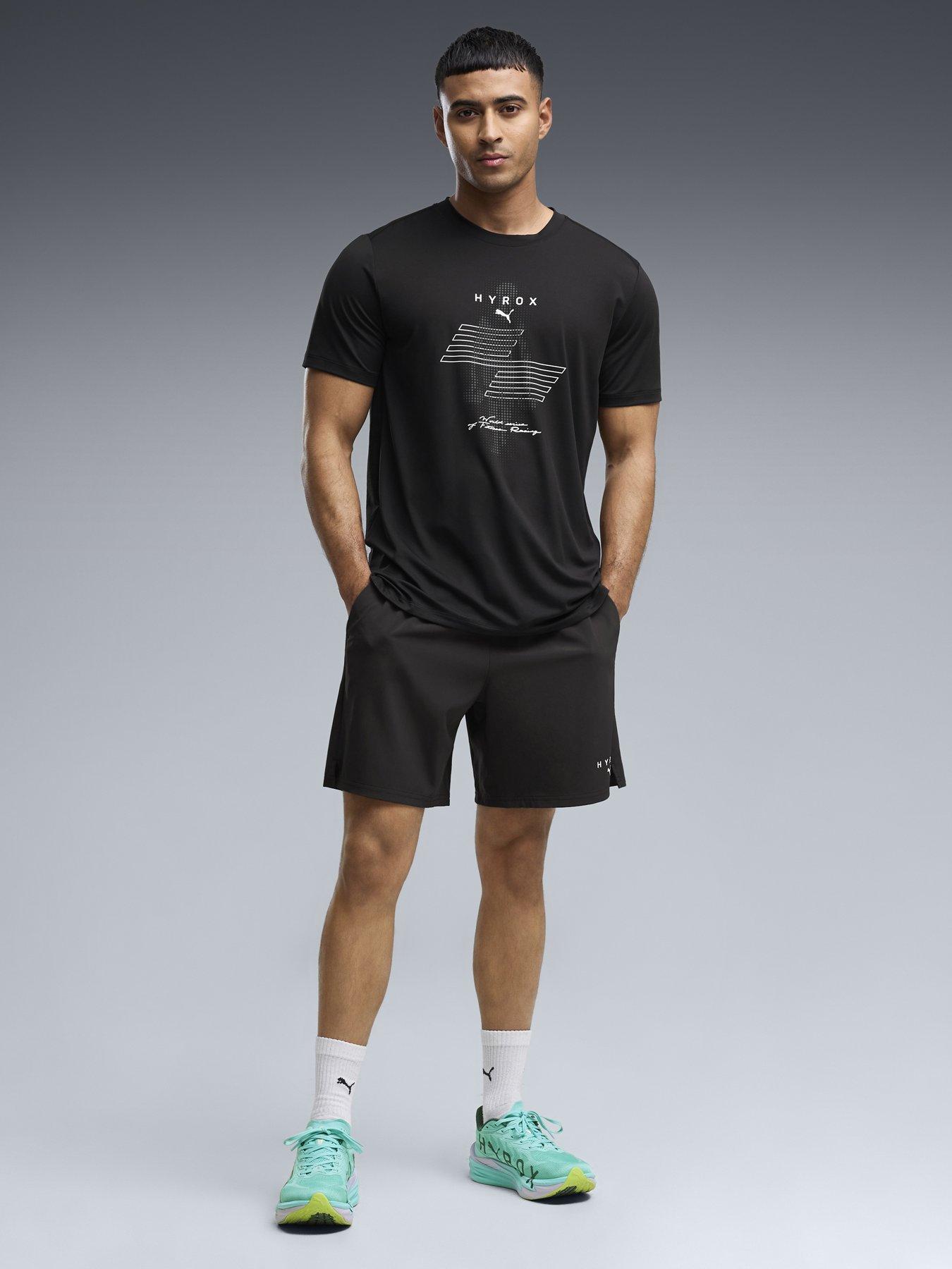 Image 3 of 6 of Puma X HYROX PWRTRAIN 7-Inch Men's Training Shorts - Black