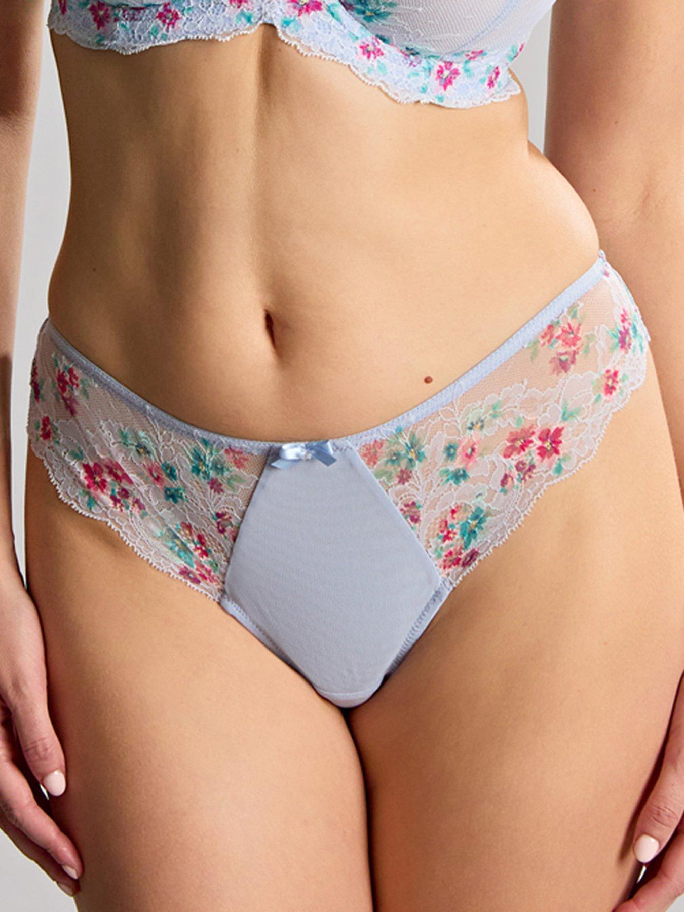 Panache Ana Cornflower Thong - Cornflower