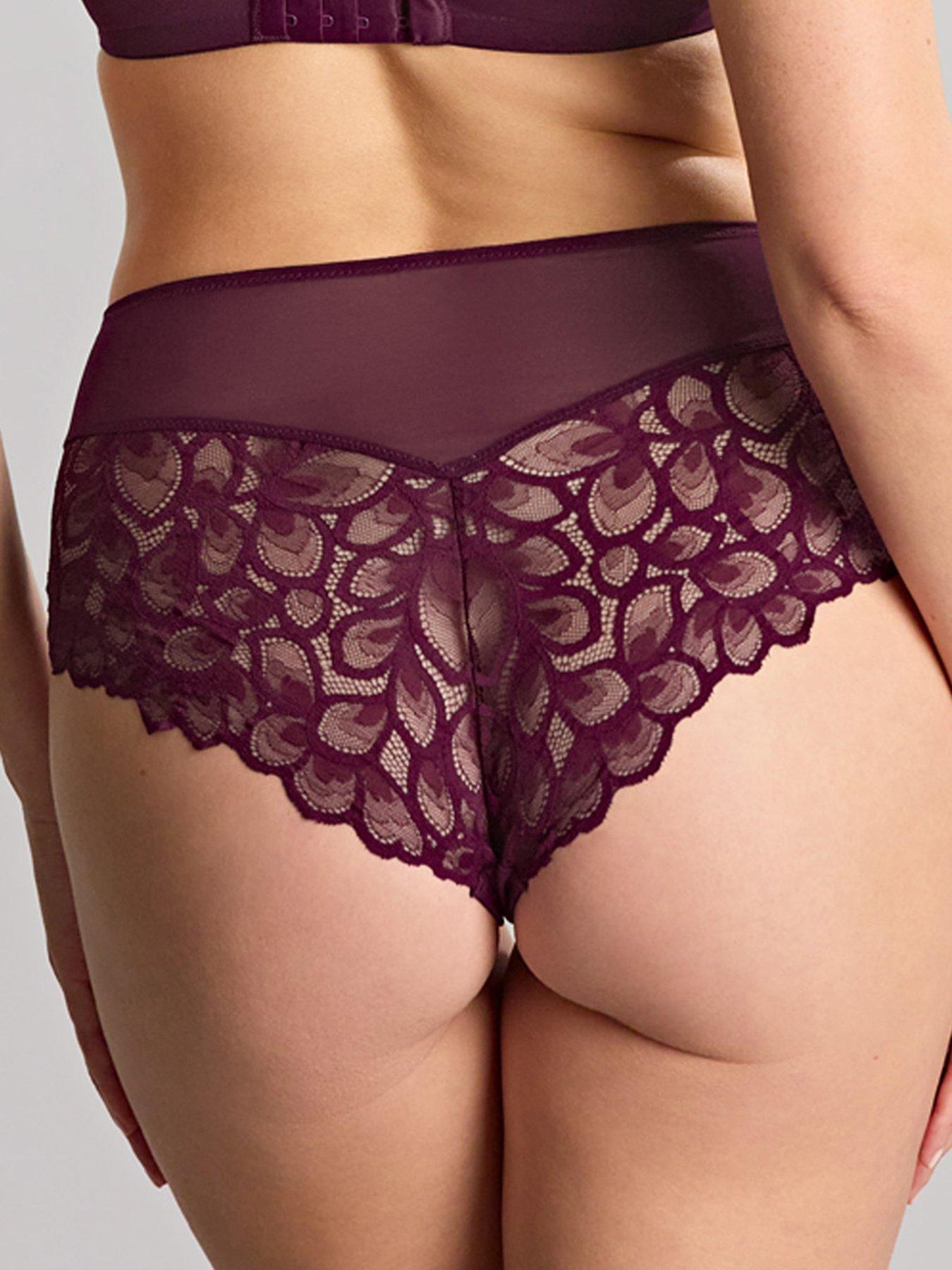 Image 2 of 6 of Panache Allure Plum Deep Brief - Plum