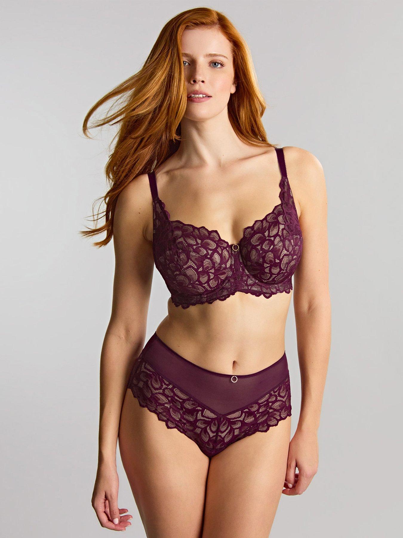 Image 3 of 6 of Panache Allure Plum Deep Brief - Plum
