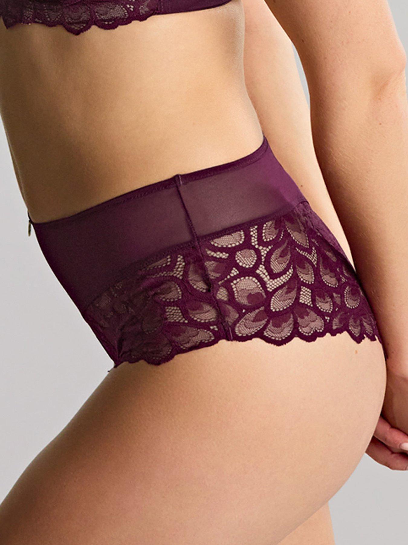Image 5 of 6 of Panache Allure Plum Deep Brief - Plum