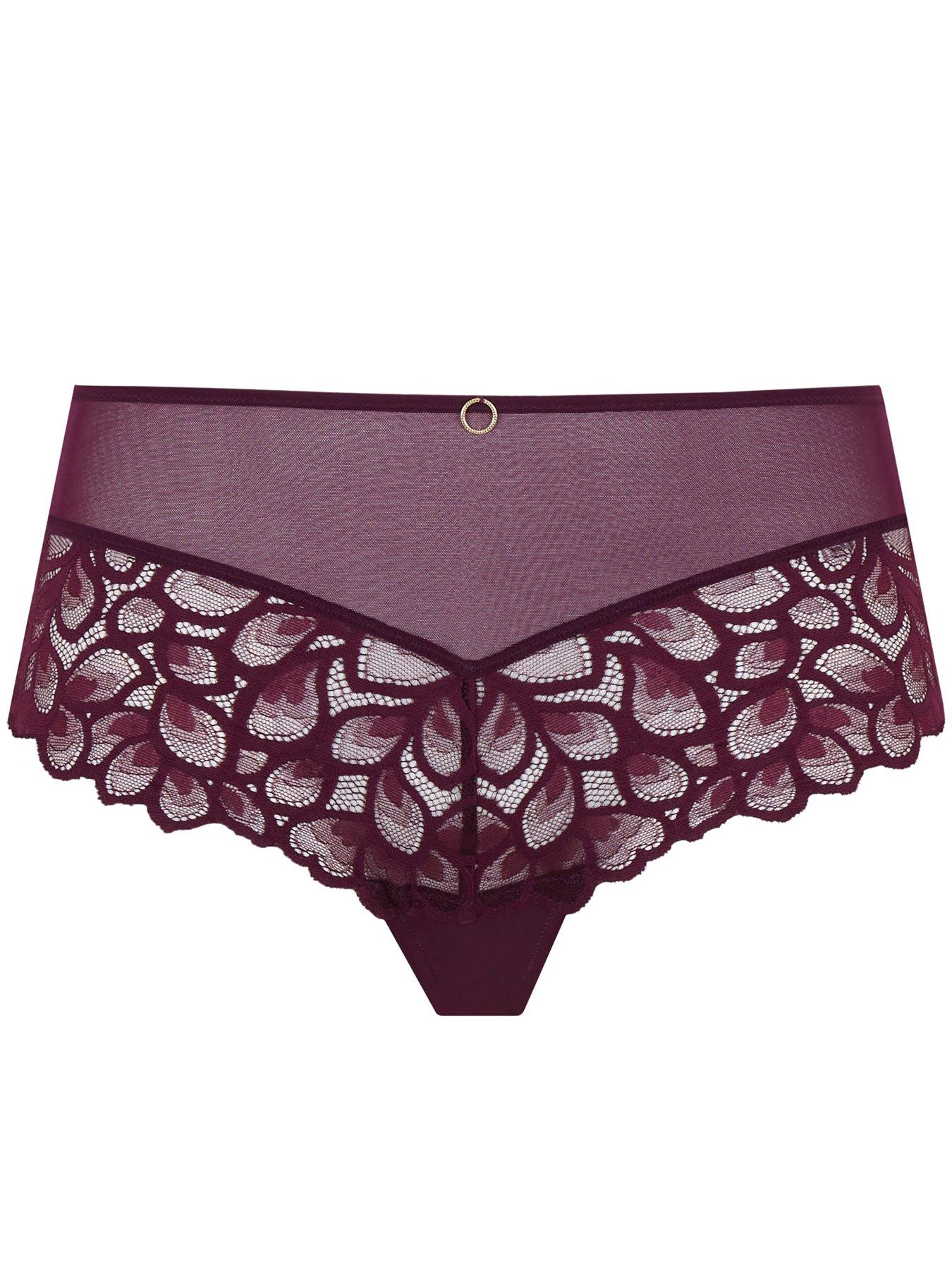 Image 6 of 6 of Panache Allure Plum Deep Brief - Plum