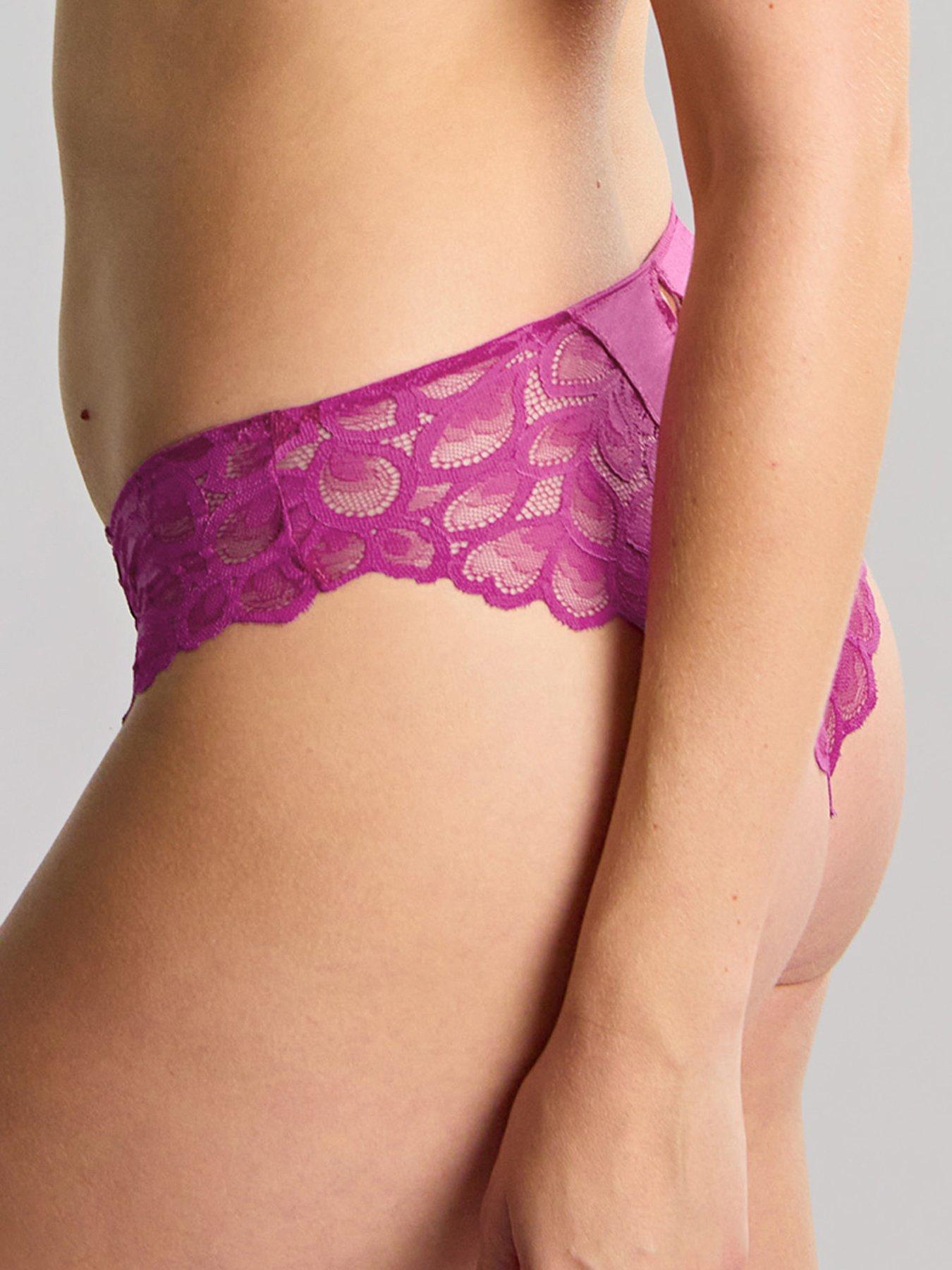 Image 5 of 6 of Panache Allure Magenta Brazilian Brief - Magenta