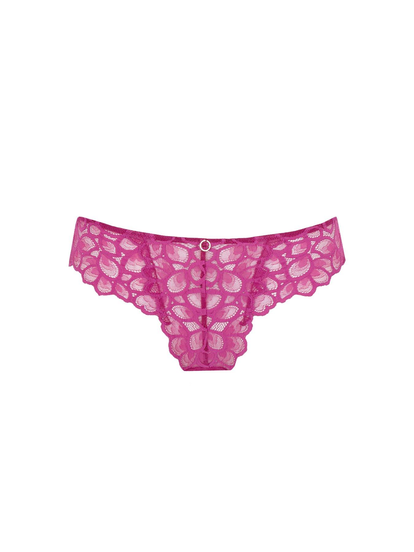 Image 6 of 6 of Panache Allure Magenta Brazilian Brief - Magenta