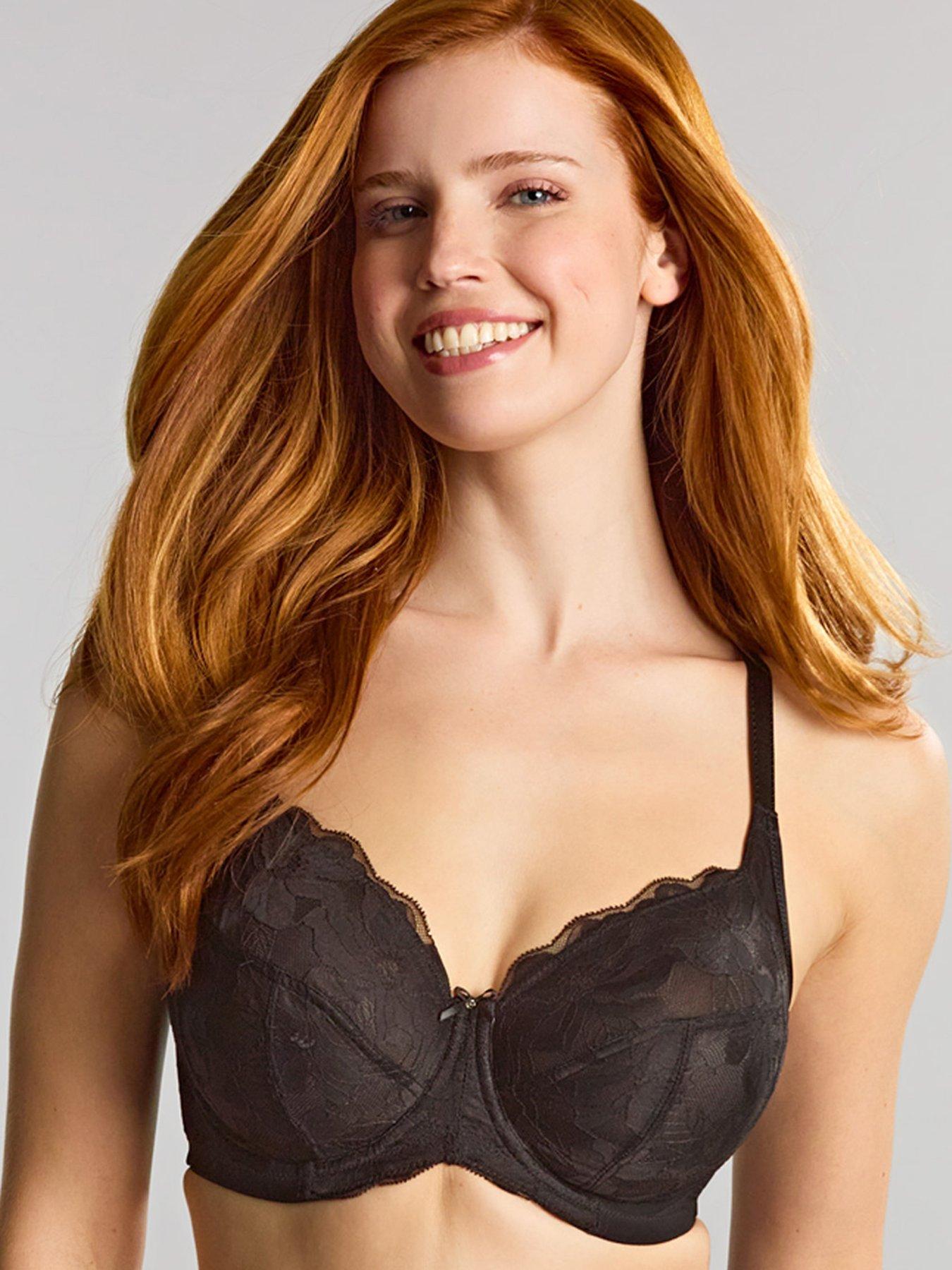 Image 5 of 5 of Panache Evangeline Full Cup Black Underwired Bra - Black