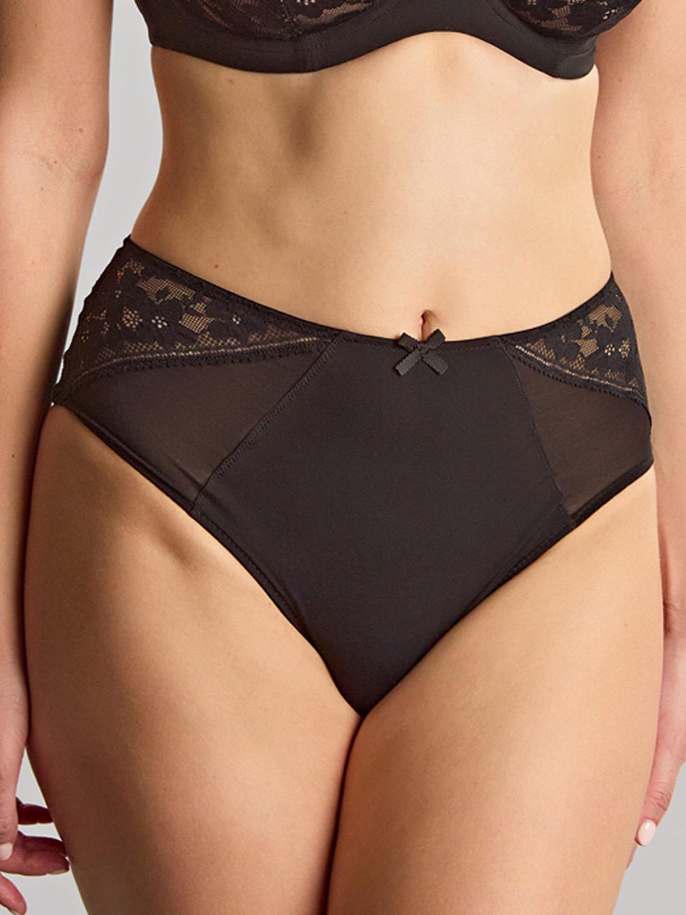 Image 1 of 6 of Panache Celeste Black Deep Brief - Black