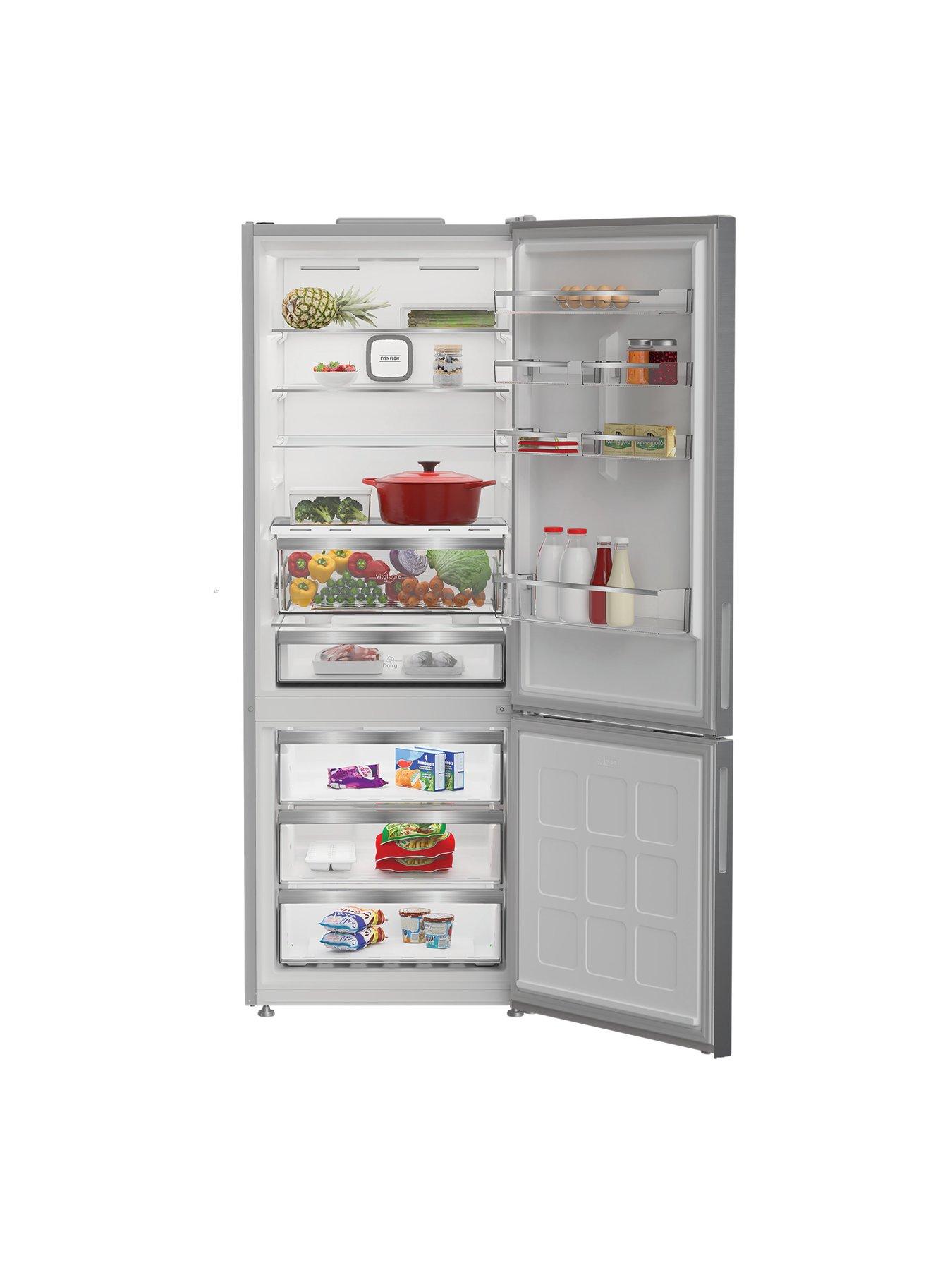 Image 2 of 7 of Hotpoint VitalCare HPK2 6493 XP5UK V 192cm 60/40 Frost Free Fridge Freezer - Brushed Steel - D Rated