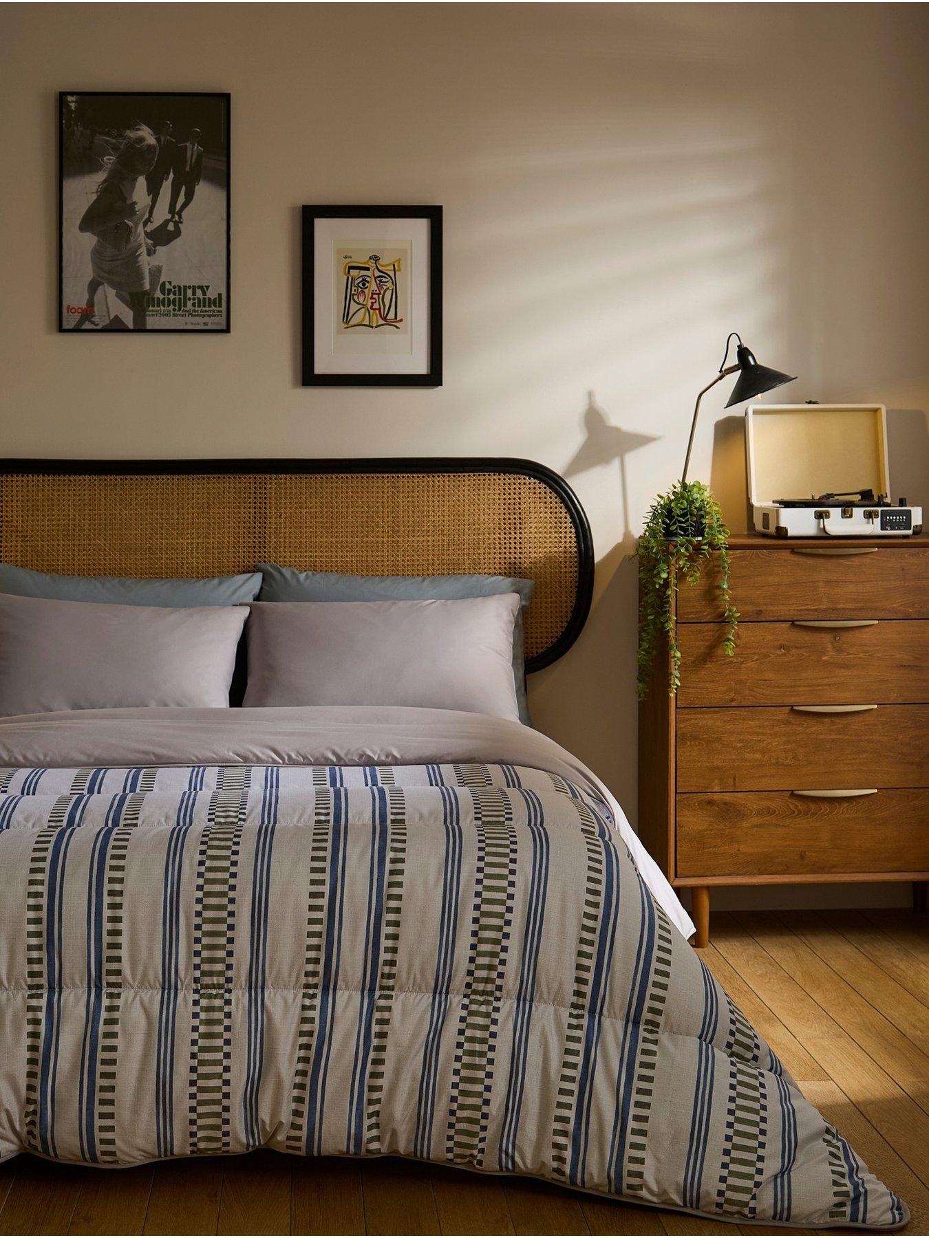 Night Lark Scandi Stripe Coverless Duvet 10.5Tog