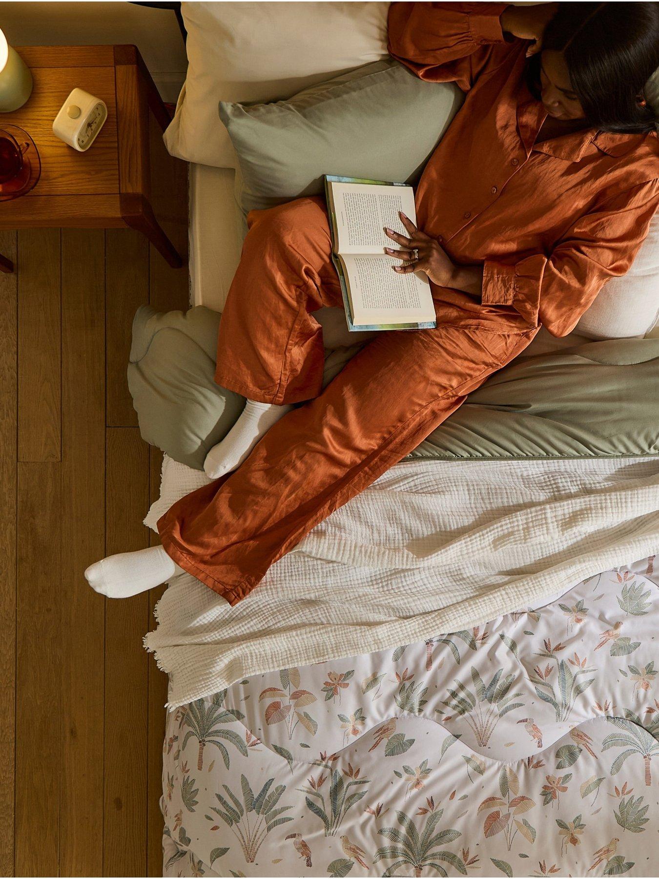 Image 4 of 7 of Night Lark Abstract Palms Coverless Duvet 10.5Tog
