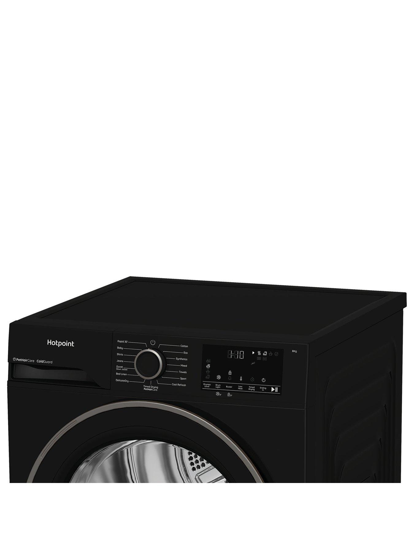 Image 3 of 7 of Hotpoint CHSD84MBBUK 8kg Heat Pump Tumble Dryer with ColdGaurd - Black