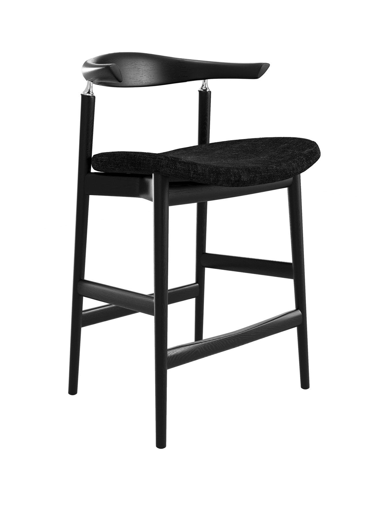 Image 2 of 7 of OTI Seine Coal & Black Counter Stool