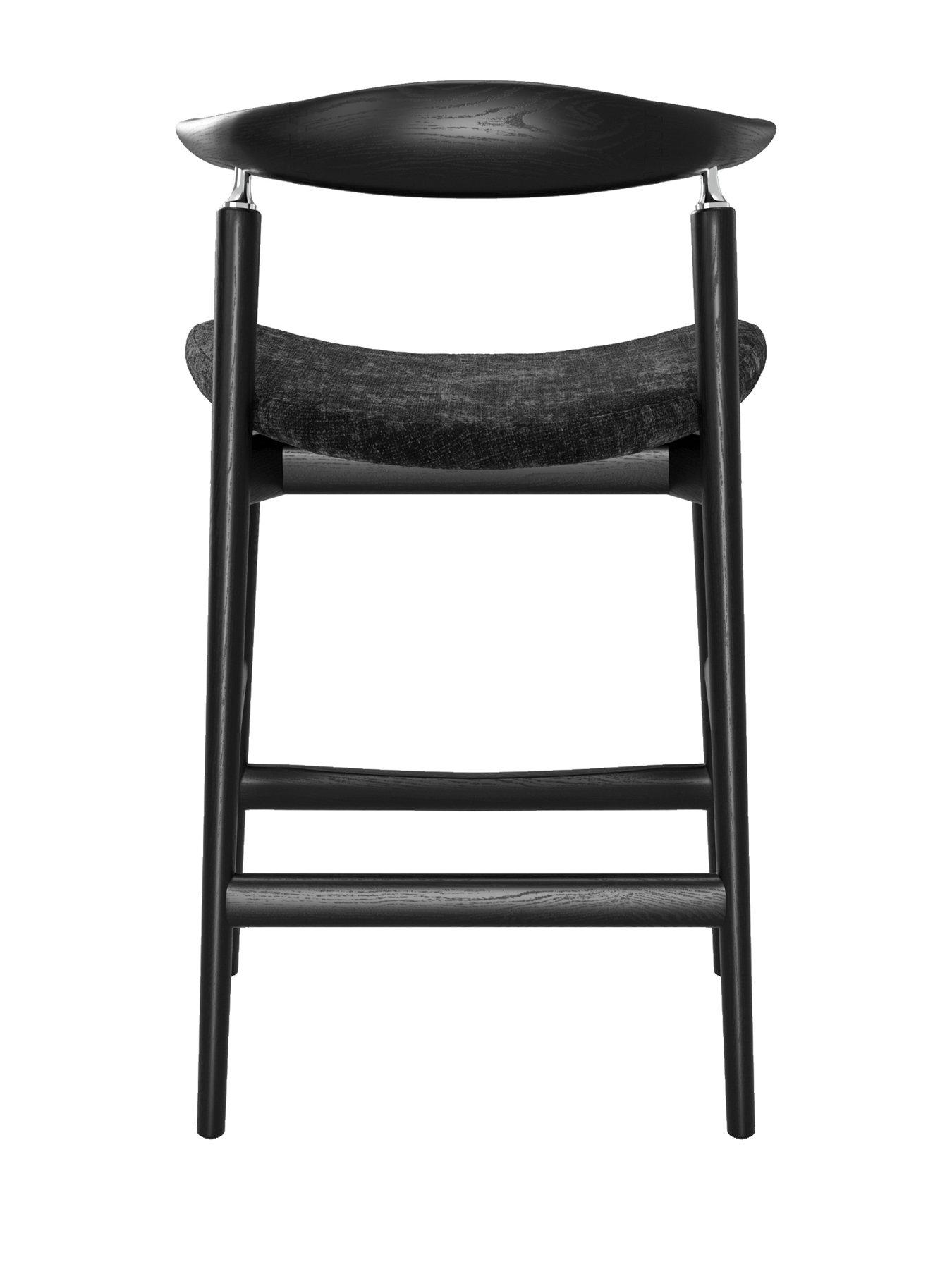 Image 5 of 7 of OTI Seine Coal & Black Counter Stool