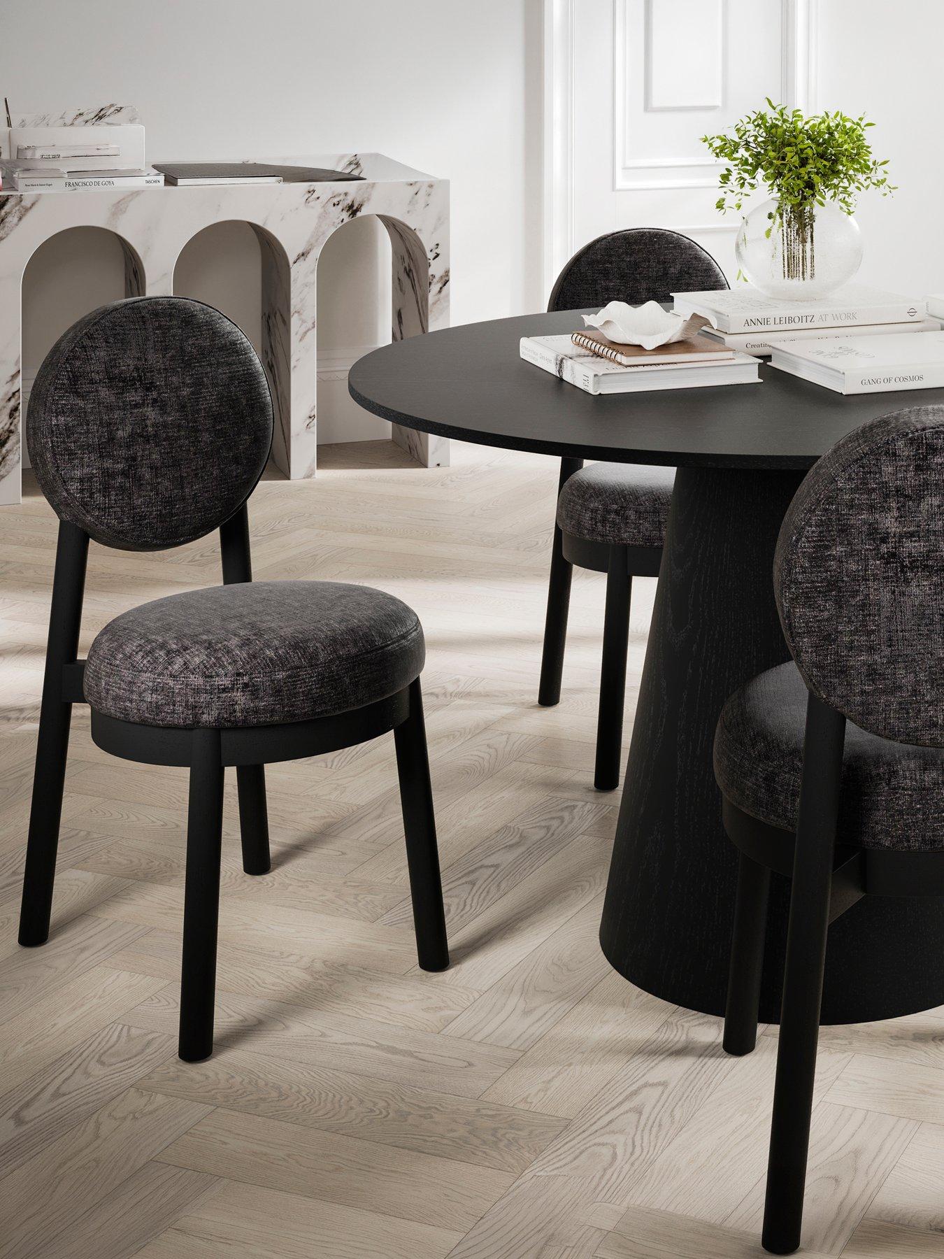 OTI Set of 2 Maru Monument Dining Chairs