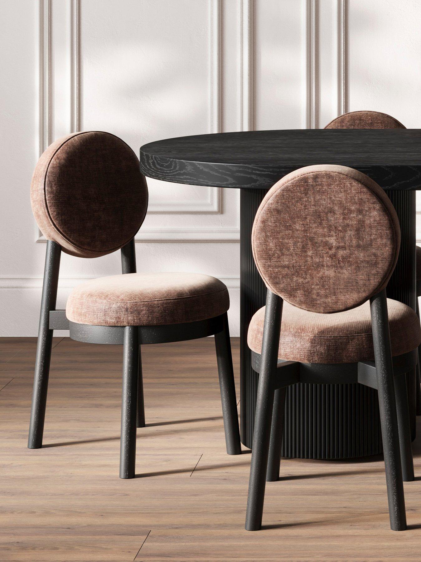 OTI Set of 2 Maru Treacle Dining Chairs