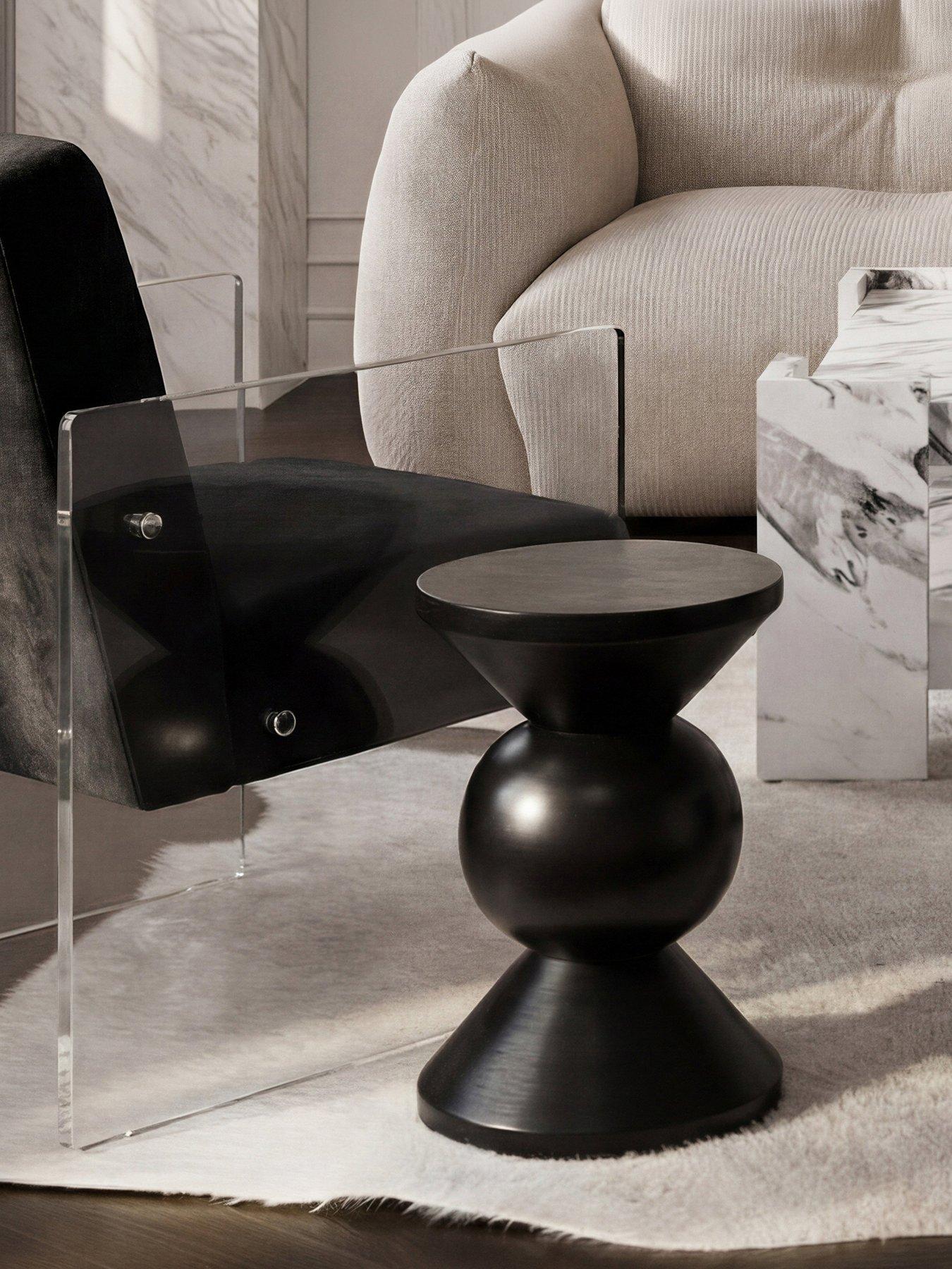 OTI Baru Black Side Table