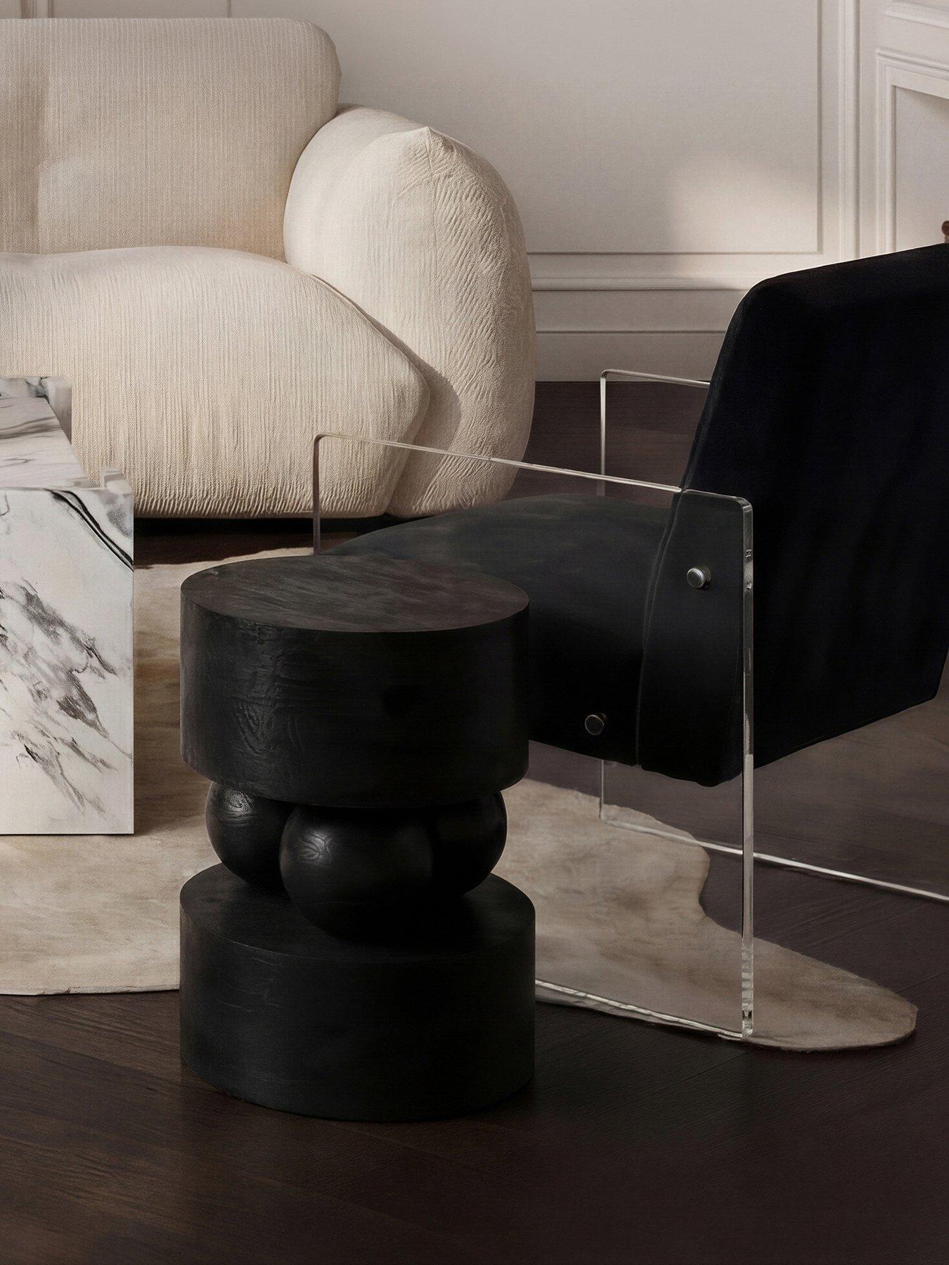OTI Sachi Black Side Table