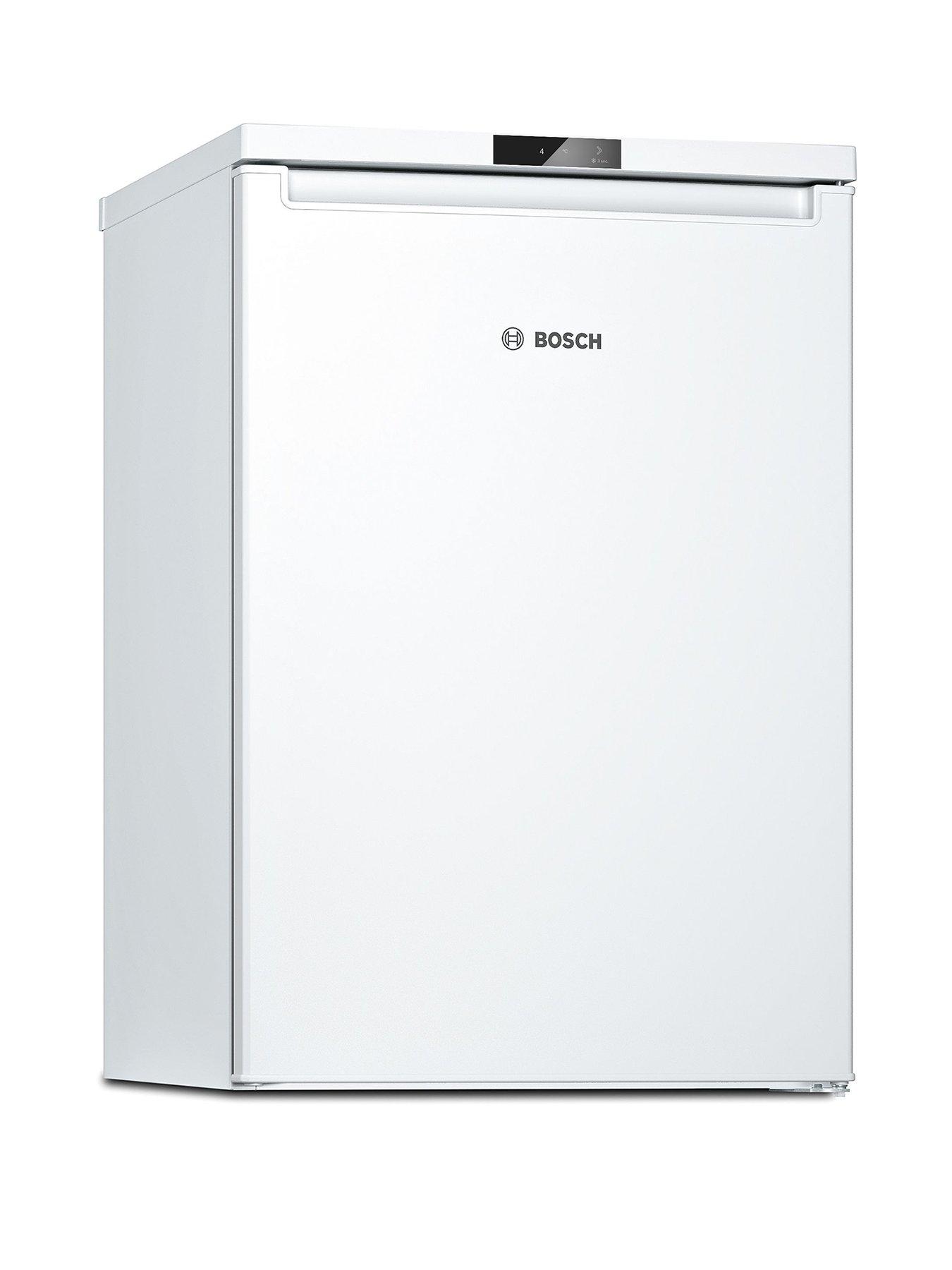 Image 1 of 7 of Bosch Series 2, Under counter Fridge with Door Open Alarm, Multi Box and 4-Star Freezer compartment in White