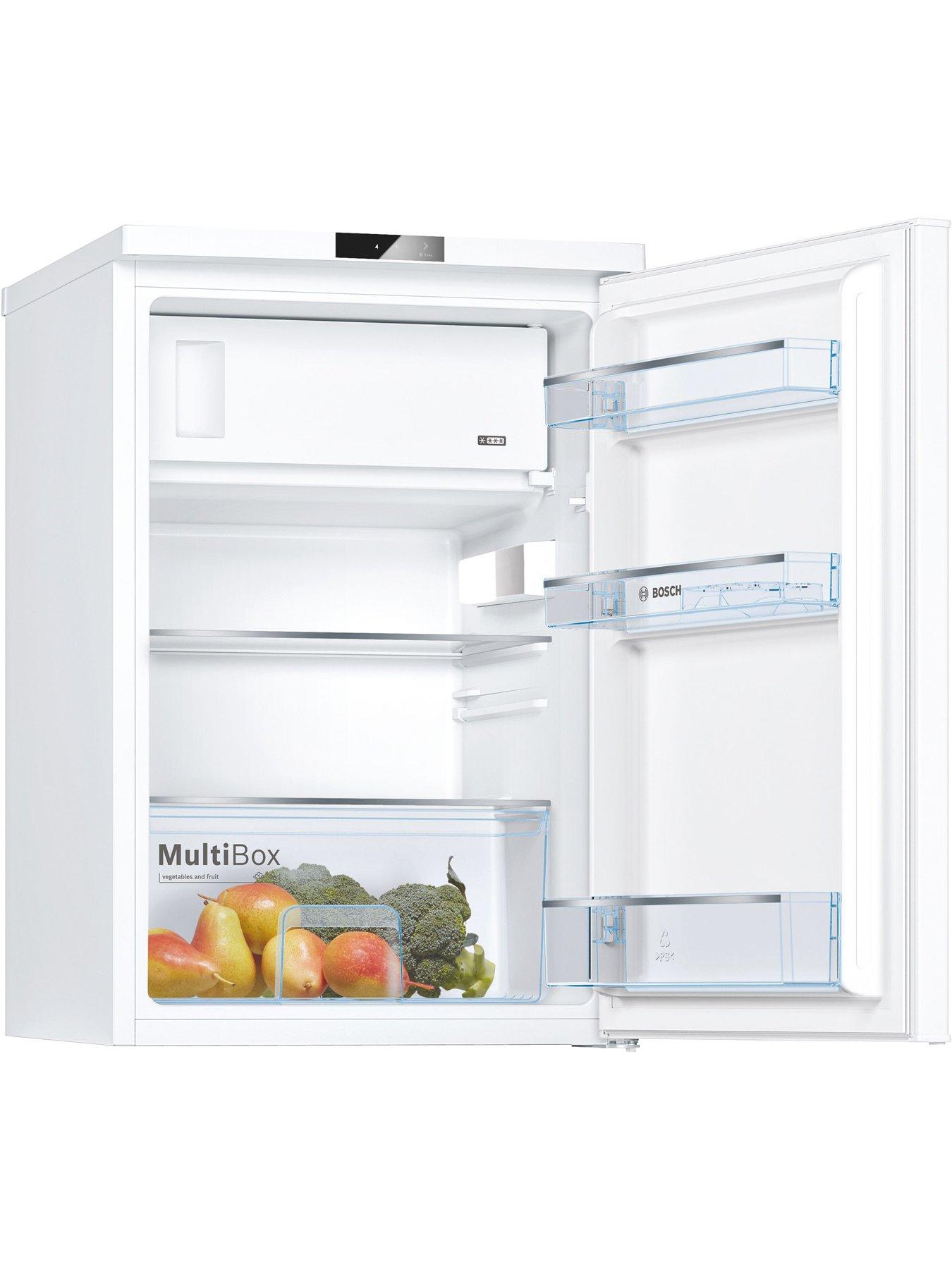 Image 2 of 7 of Bosch Series 2, Under counter Fridge with Door Open Alarm, Multi Box and 4-Star Freezer compartment in White