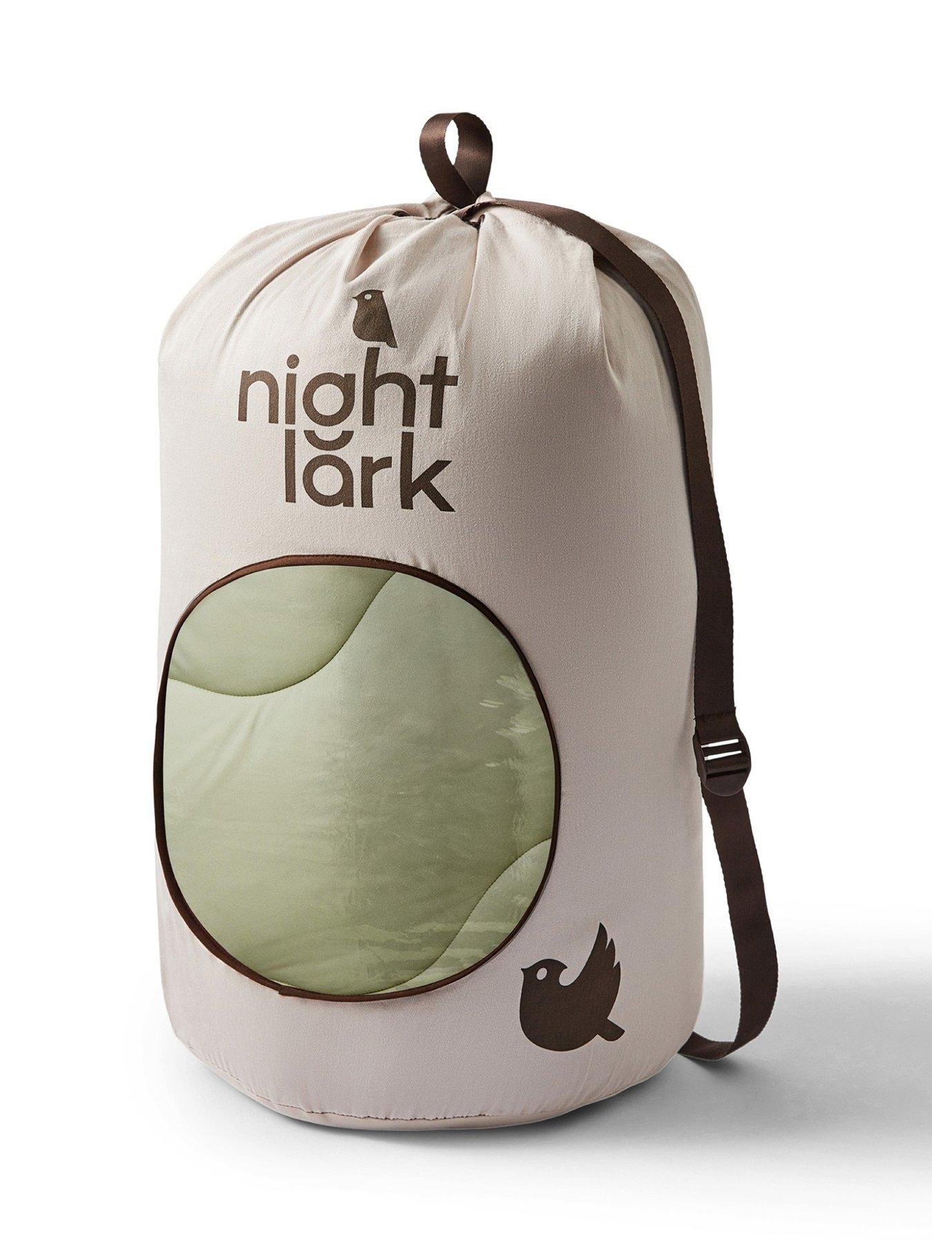 Image 7 of 7 of Night Lark Plain Dye - Olive Green Coverless Summer Duvet 4.5Tog