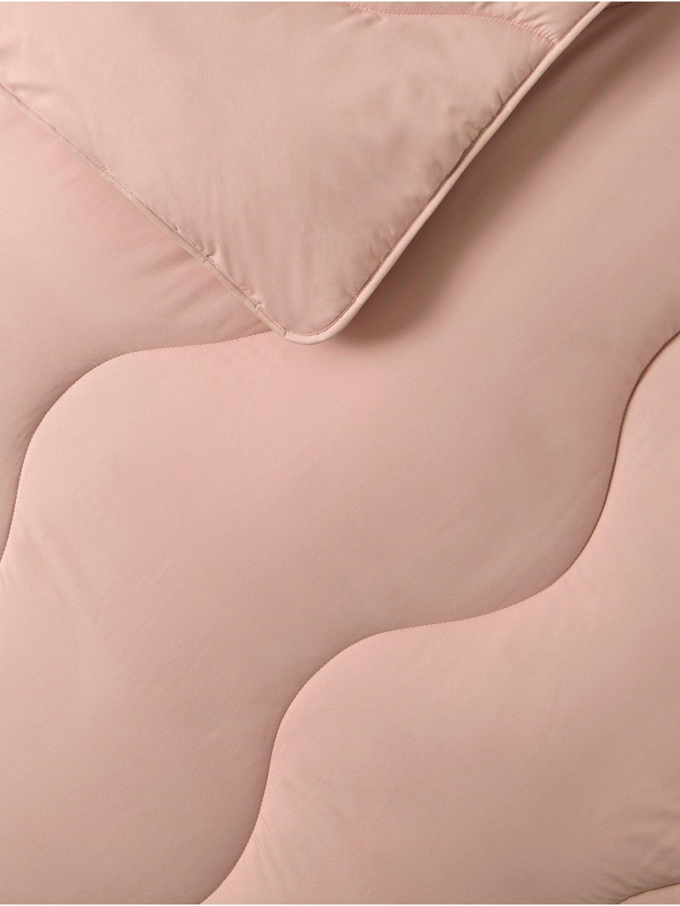 Image 6 of 7 of Night Lark Plain Dye - Dusky Rose Coverless Summer Duvet 4.5Tog