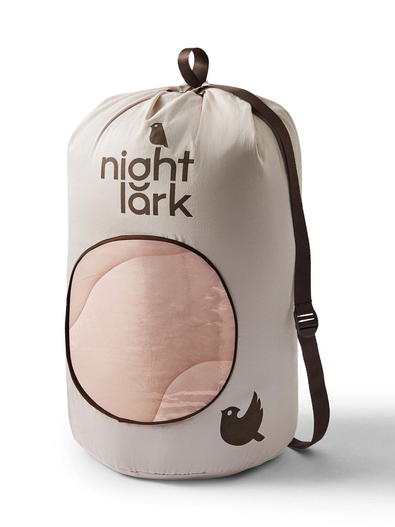 Image 7 of 7 of Night Lark Plain Dye - Dusky Rose Coverless Summer Duvet 4.5Tog