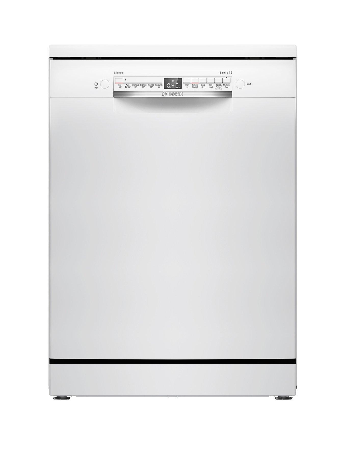 Bosch Series 2 60cm Wide Dishwasher with Extra Dry, SpeedPerfect+ and Silence Programme - White