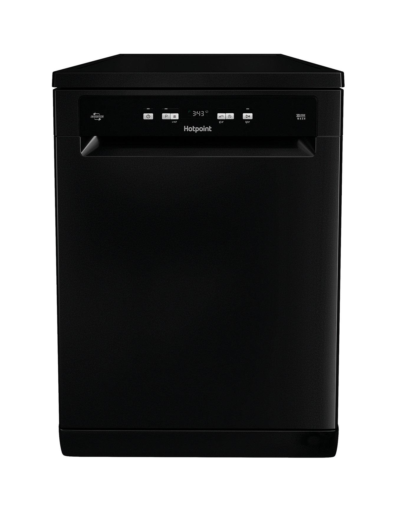 Hotpoint Hotpoint HP2FFC14BN6BUK Freestanding Full Size Dishwasher with ActiveDry - Black