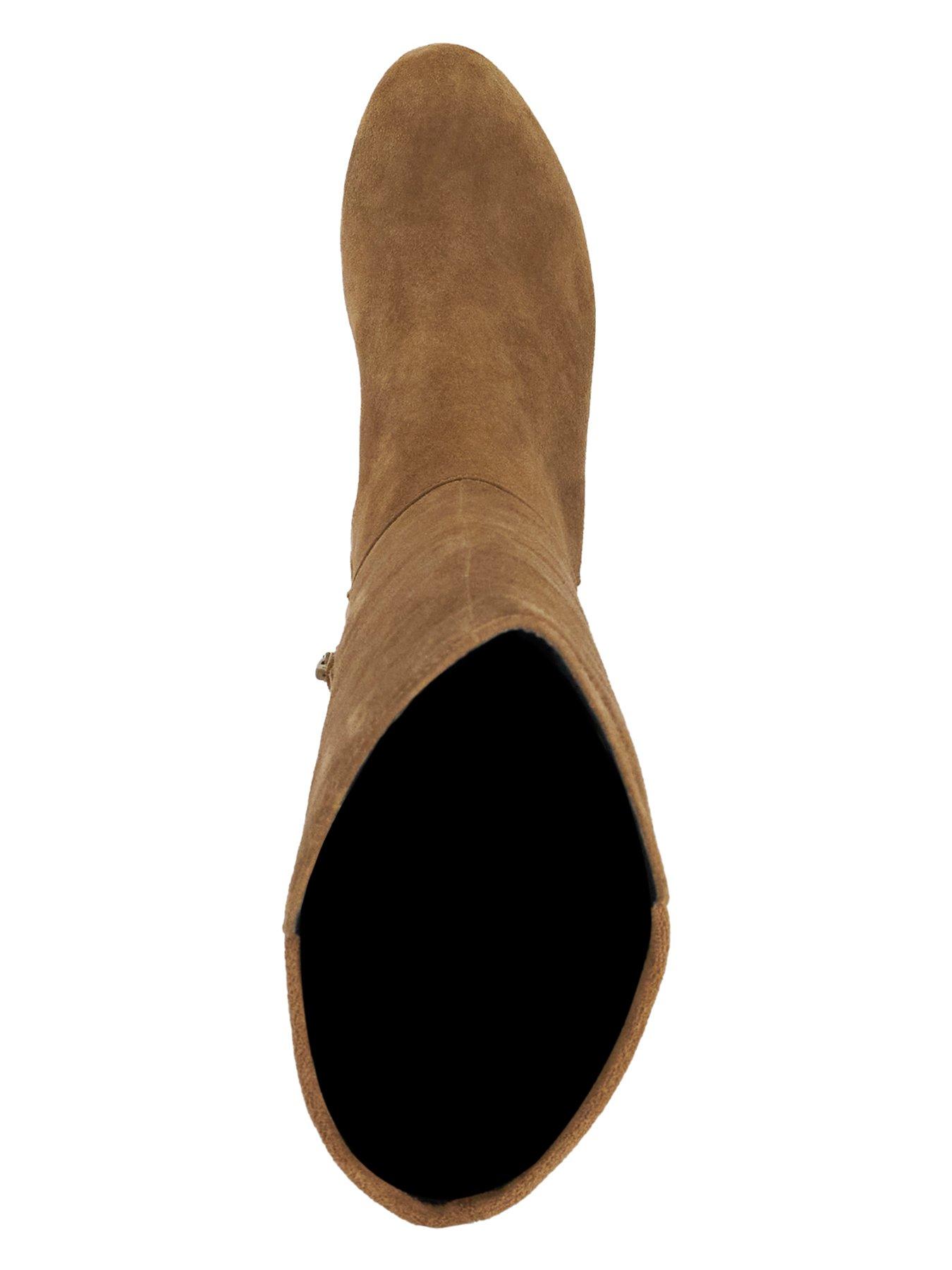 Image 4 of 6 of Dune London Tayla Knee High Boot - Honey Beige