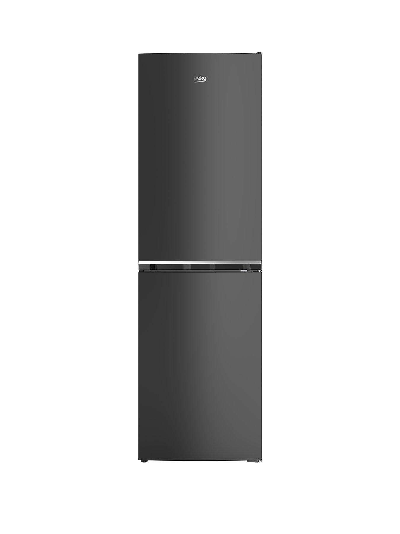Image 1 of 3 of Beko CSE4581B Freestanding Fridge Freezer with Large Salad Crisper - Black