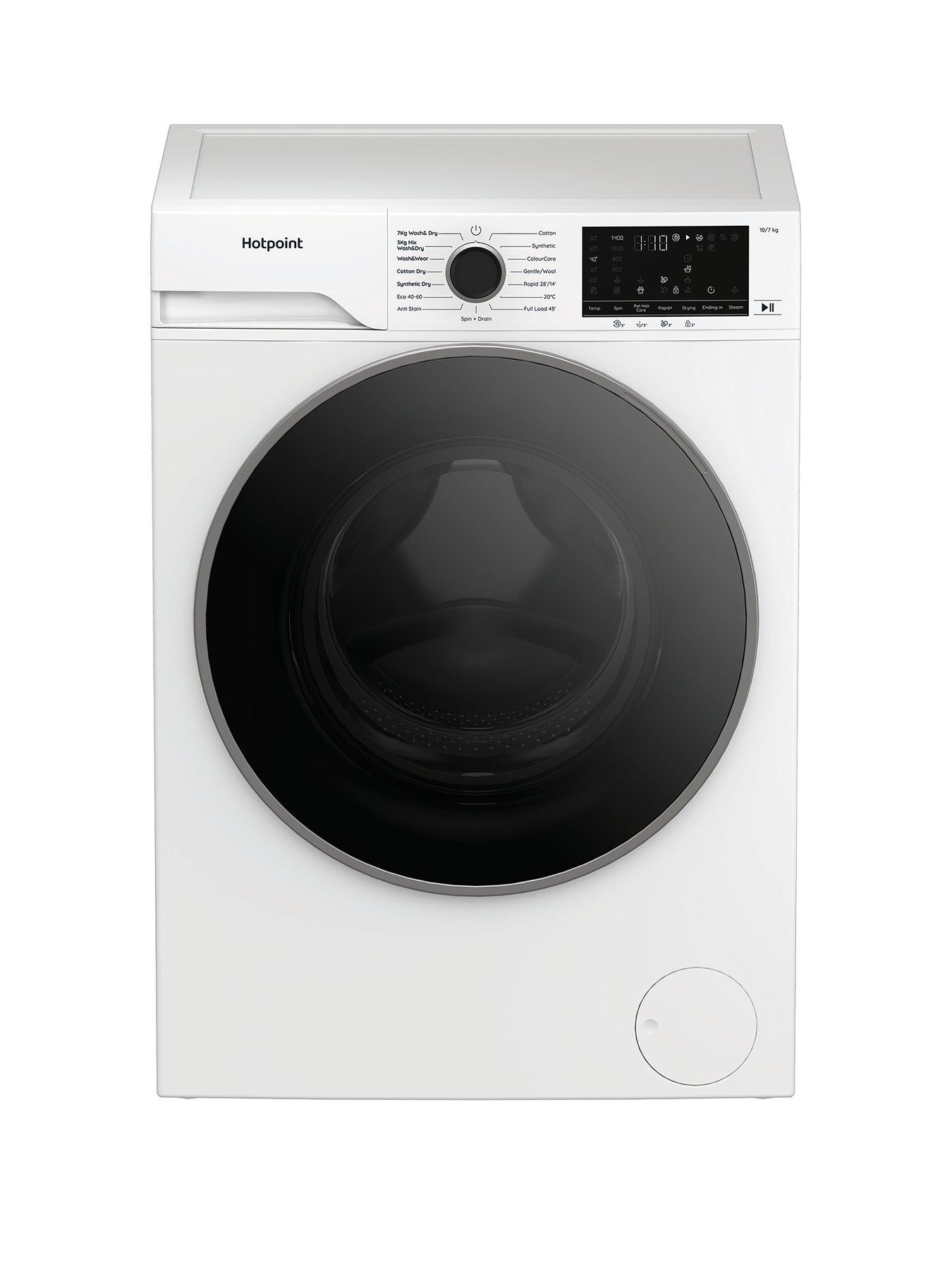Hotpoint AntiStain HBD1781ANTISTAIN UK 10kg Wash/7kg Dry Washer Dryer with PetHairCare - White