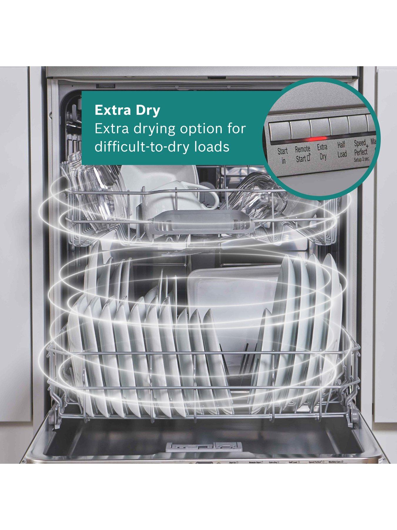 Image 3 of 7 of Bosch Series 2 45cm Wide Fully Integrated Dishwasher with Extra Dry, Silence on Demand and Height-Adjustable Top Basket