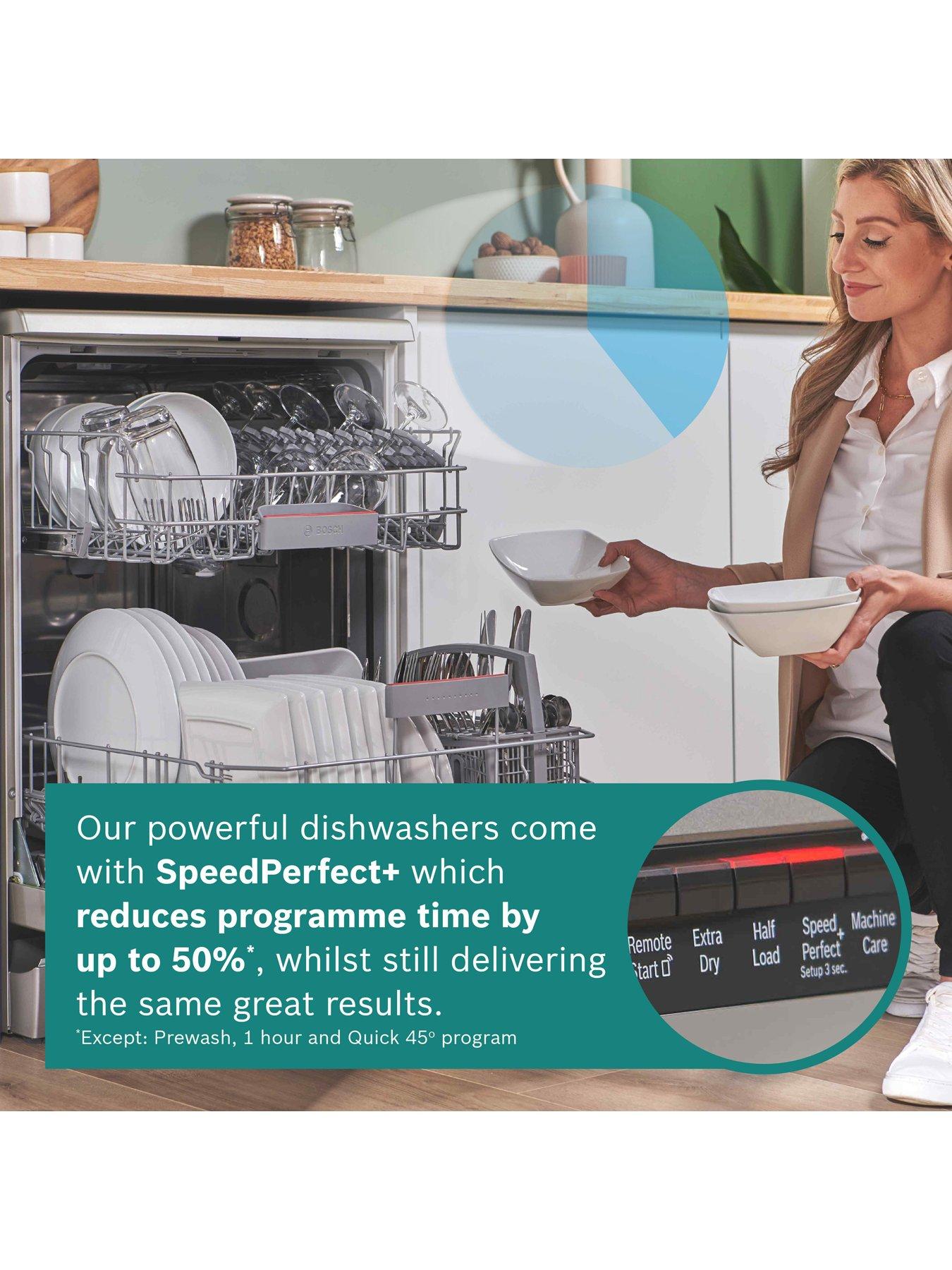 Image 4 of 7 of Bosch Series 2 45cm Wide Fully Integrated Dishwasher with Extra Dry, Silence on Demand and Height-Adjustable Top Basket
