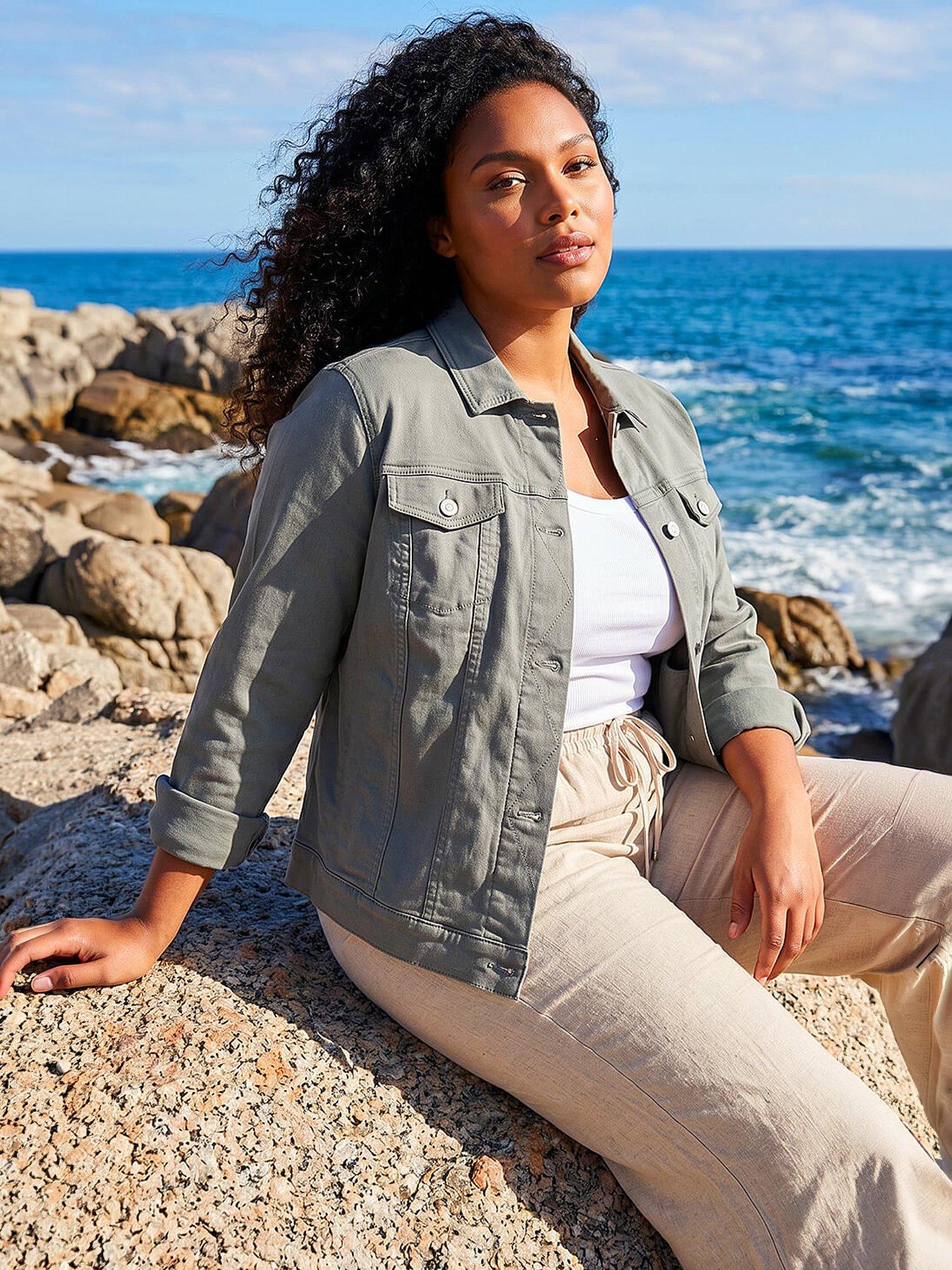 Roman Curve Bengaline Pocket Jacket