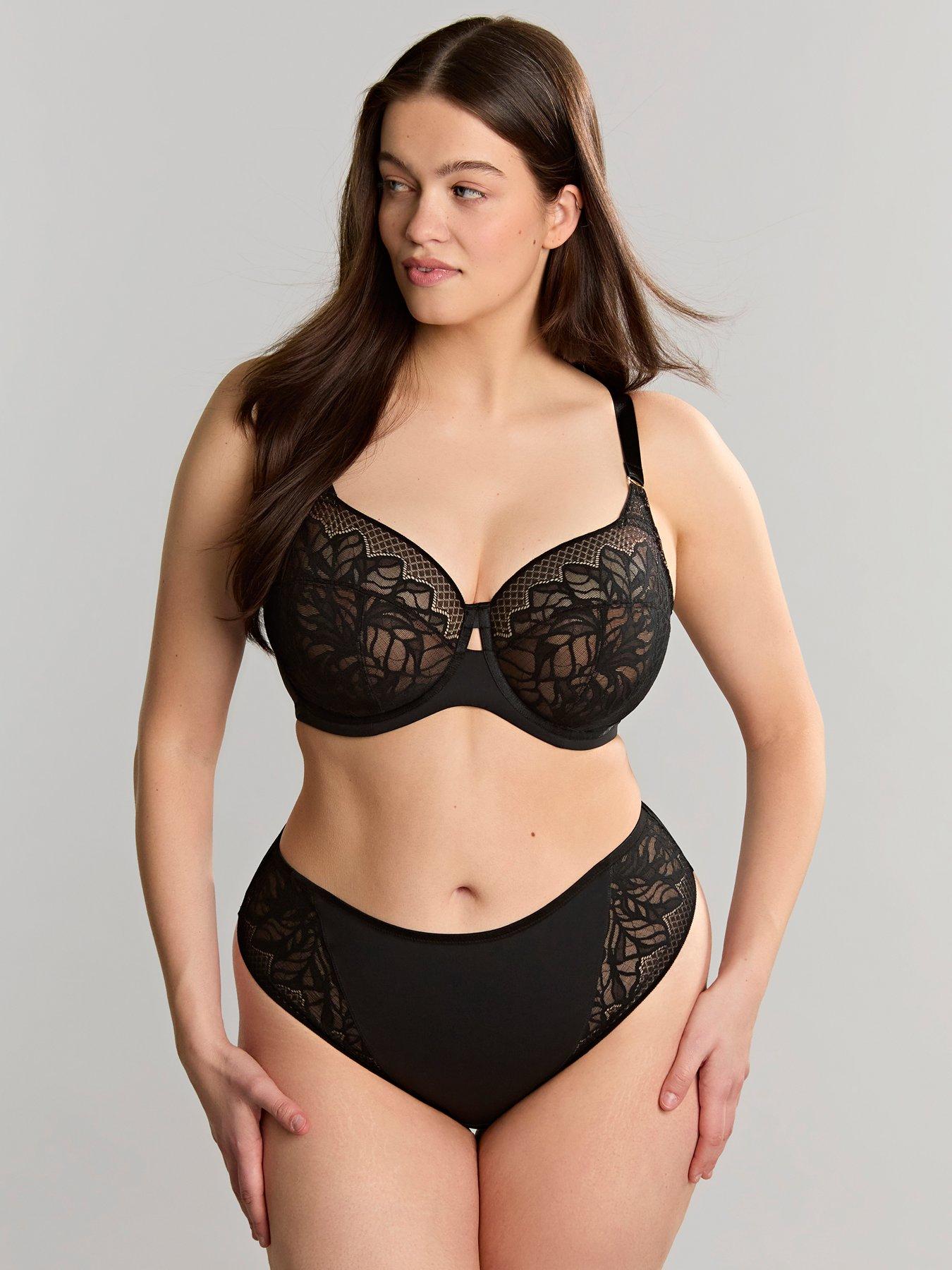 Image 1 of 6 of Sculptresse by Panache Sculptresse Sophia Black Brazilian Brief - Black