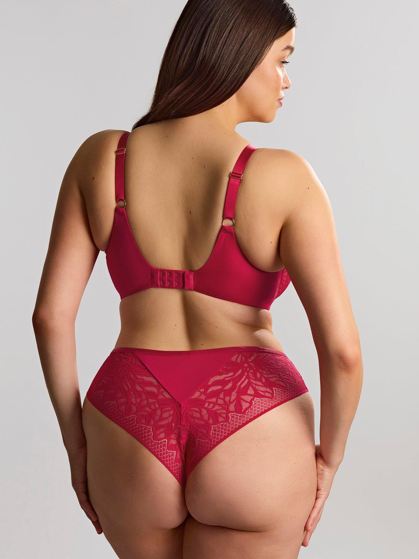 Image 2 of 5 of Sculptresse by Panache Sculptresse Sophia Raspberry Brazilian Brief - Raspberry