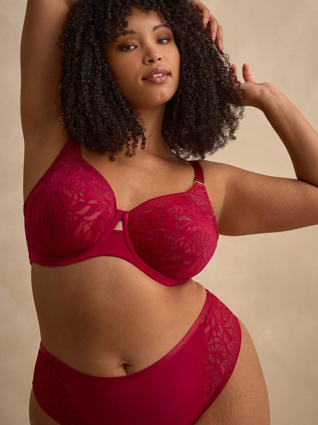 Image 3 of 5 of Sculptresse by Panache Sculptresse Sophia Raspberry Brazilian Brief - Raspberry
