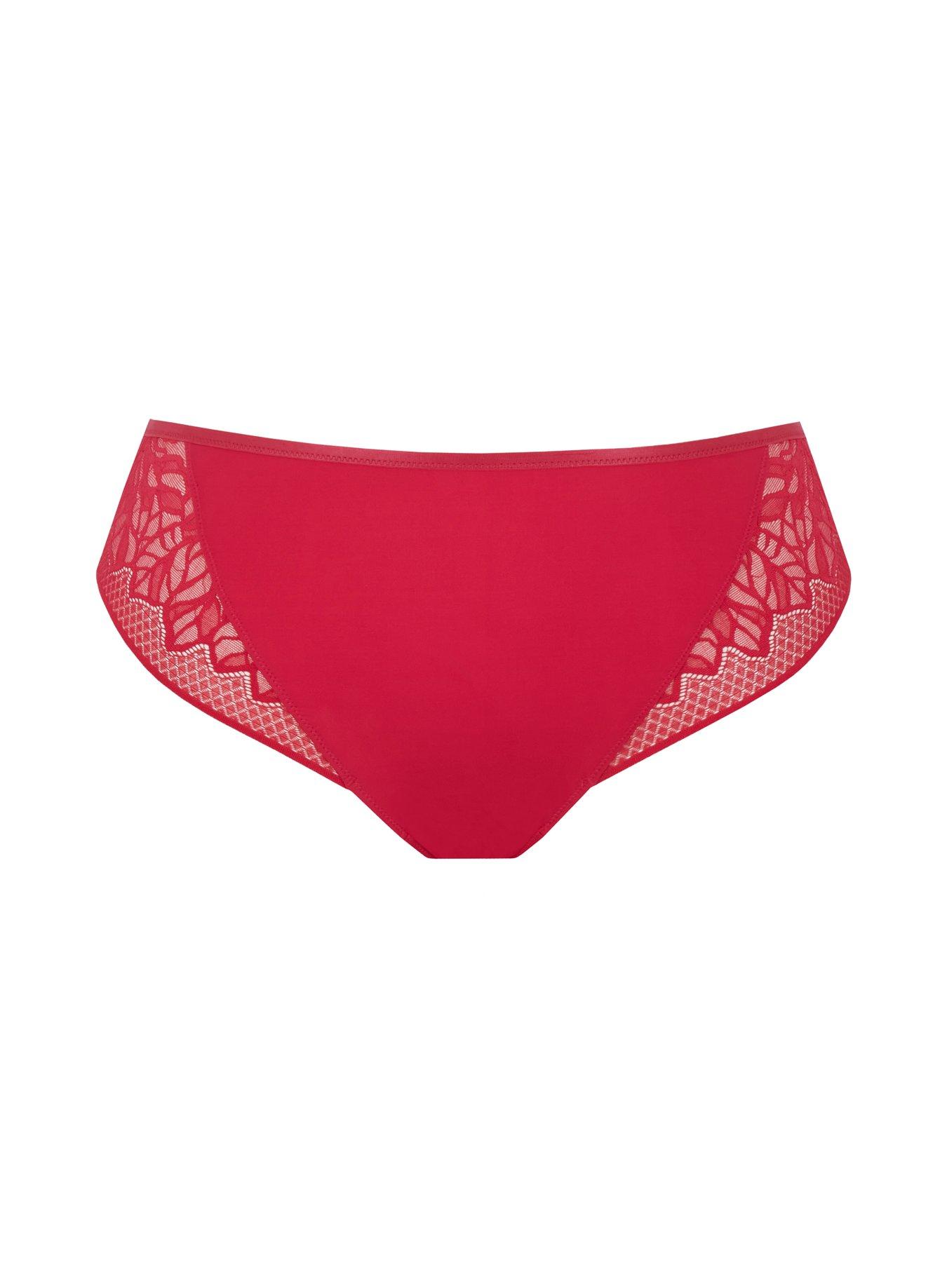 Image 5 of 5 of Sculptresse by Panache Sculptresse Sophia Raspberry Brazilian Brief - Raspberry