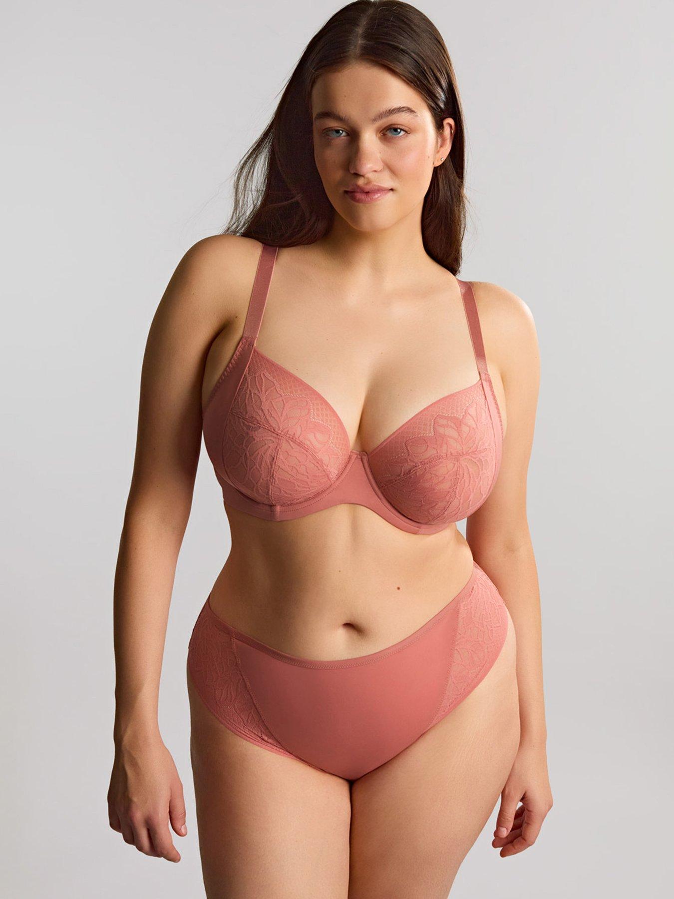 Sculptresse by Panache Sculptresse Sophia Plunge Sienna Rose Underwired Bra - Sienna Rose