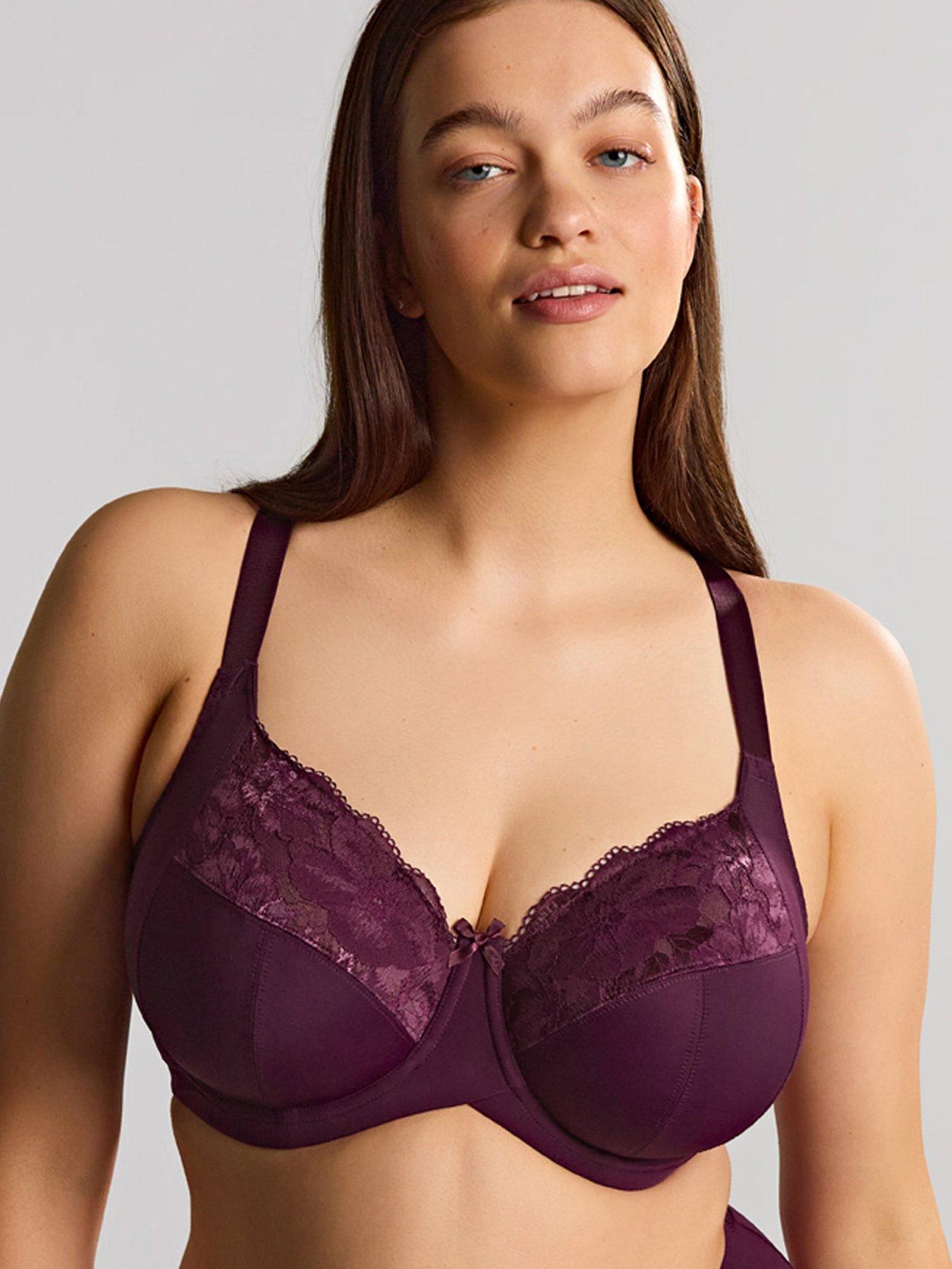 Sculptresse by Panache Sculptresse Amara Full Cup Plum Underwired Bra - Plum