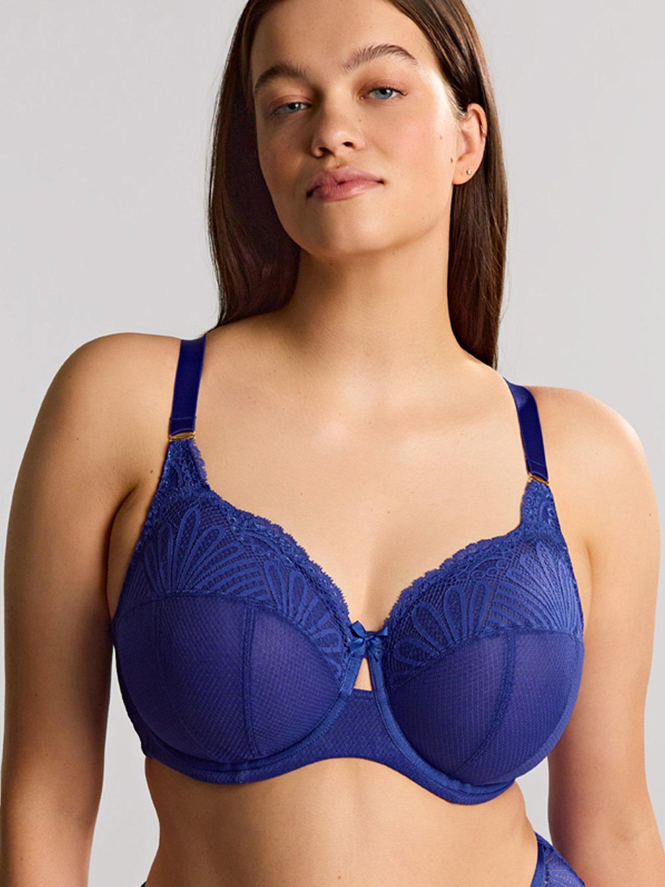 Sculptresse by Panache Sculptresse  Entice Full Cup Indigo Underwired Bra - Indigo
