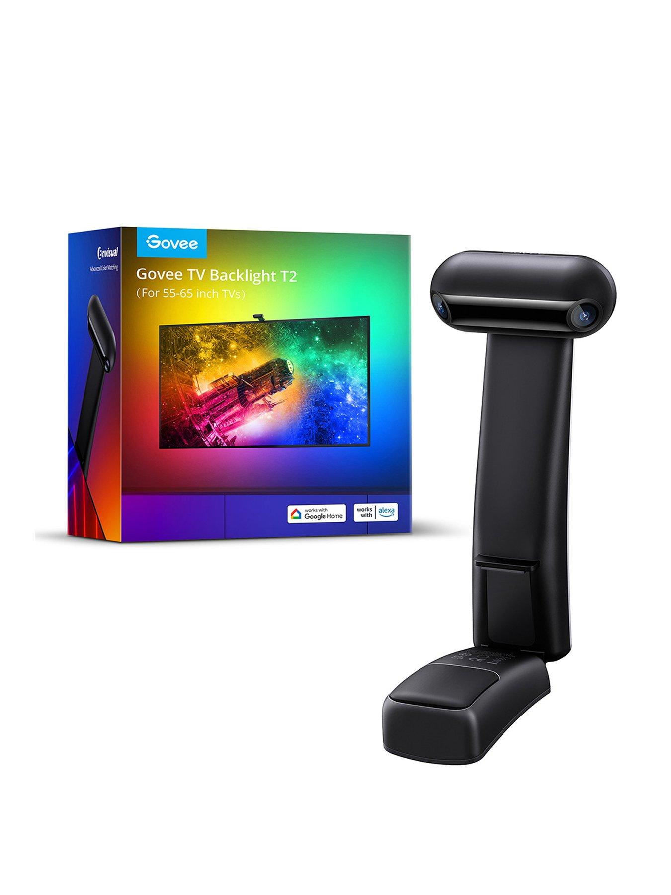 Govee Envisual Dynamic And Automated Tv Backlight T2 With Dual Cameras Suitable For 55-65 Inch Tv