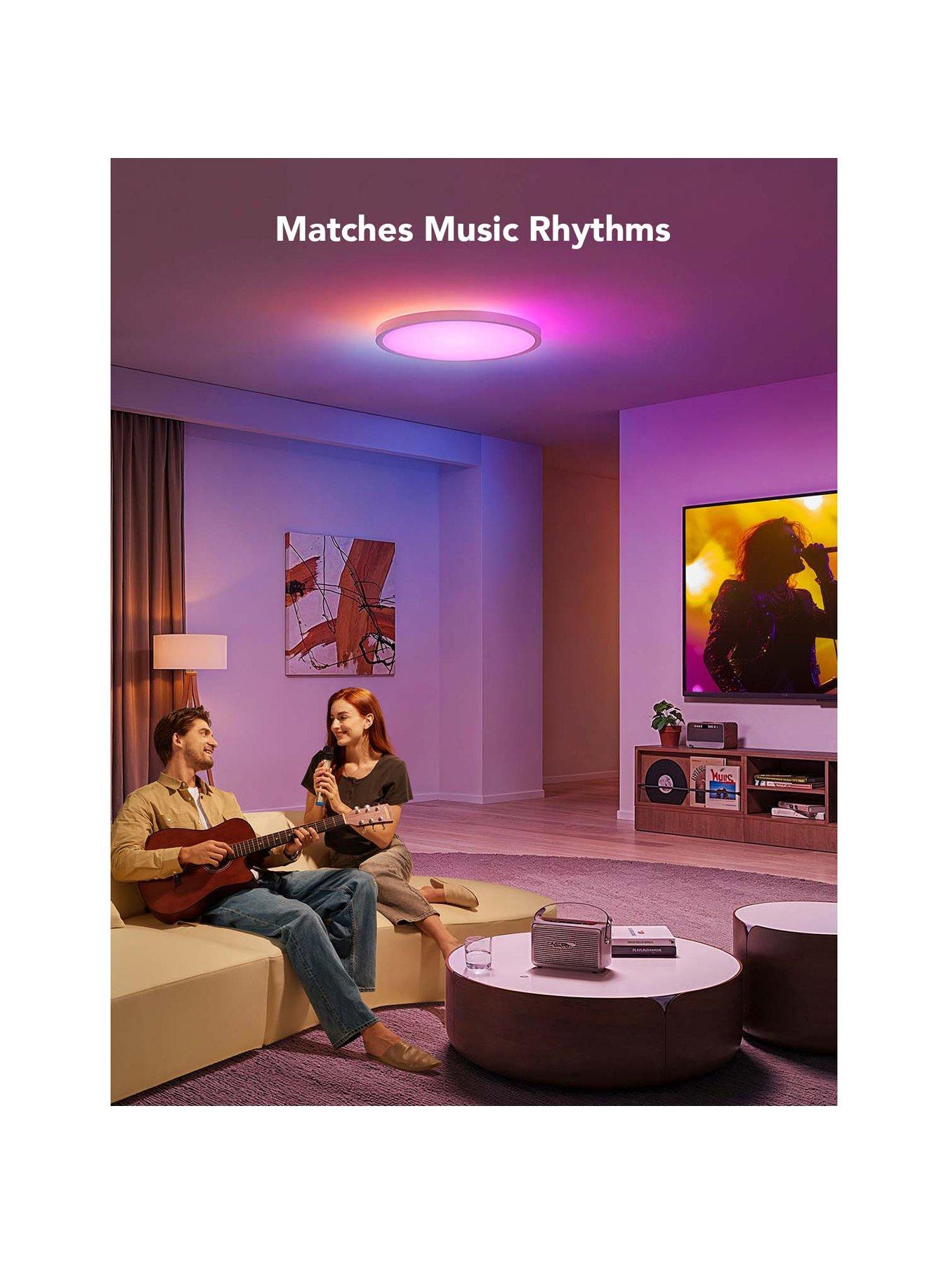 Image 3 of 7 of Govee Wire Free Easy Install Multi Colour Round Universal 12 Inch Ceiling Light