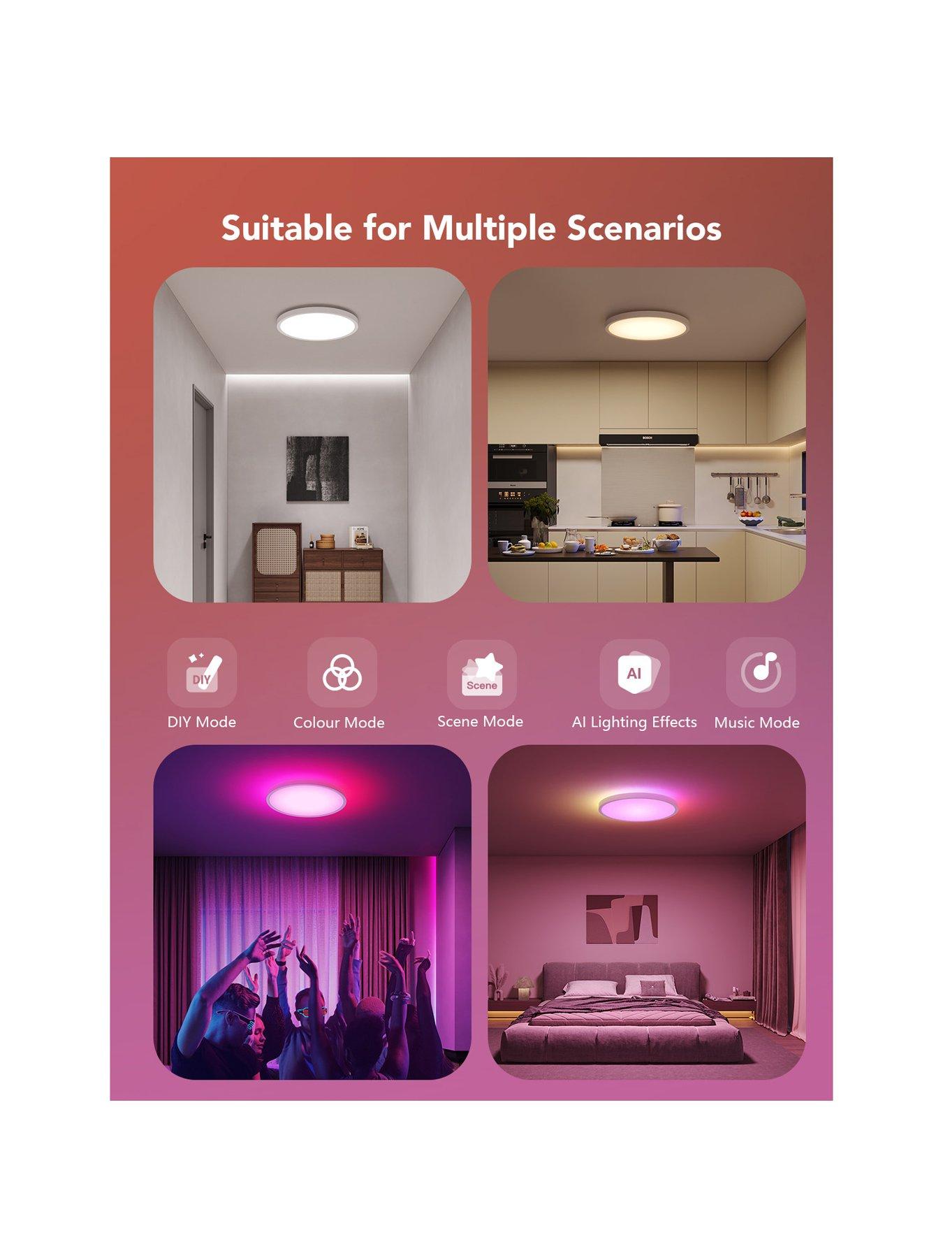 Image 7 of 7 of Govee Wire Free Easy Install Multi Colour Round Universal 12 Inch Ceiling Light