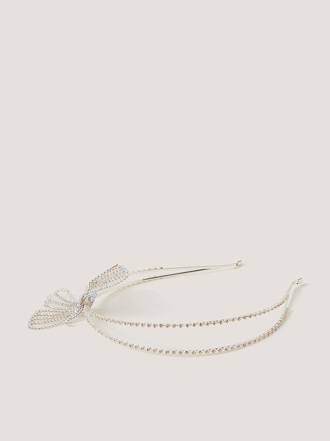 Monsoon Girls Twinkle Butterfly Aliceband - Silver