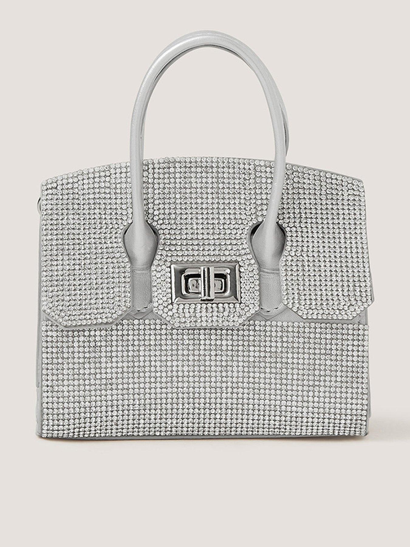 Monsoon Girls Dazzle Clara Bag - Silver