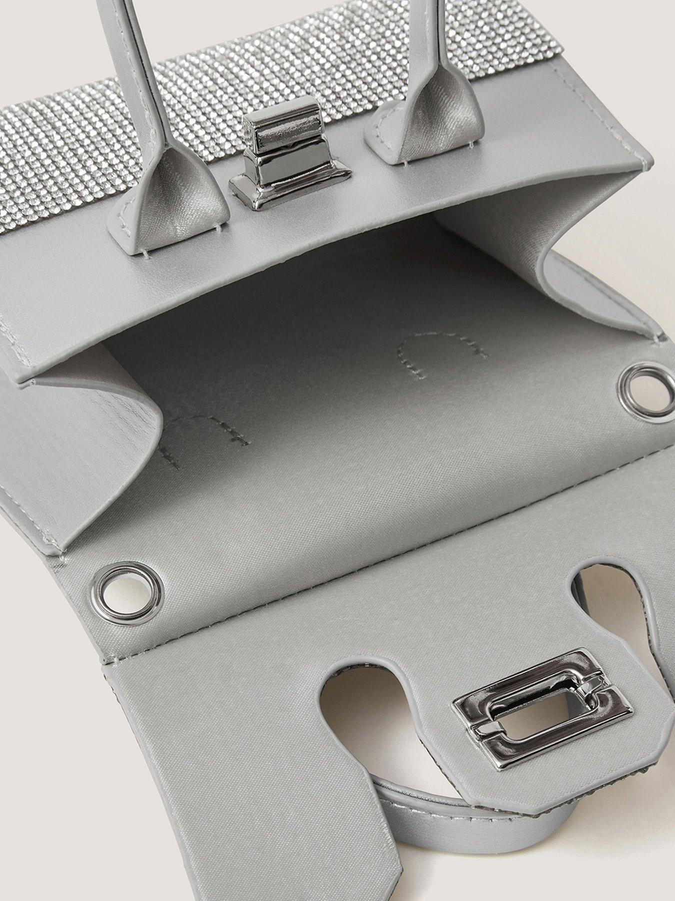 Image 4 of 4 of Monsoon Girls Dazzle Clara Bag - Silver